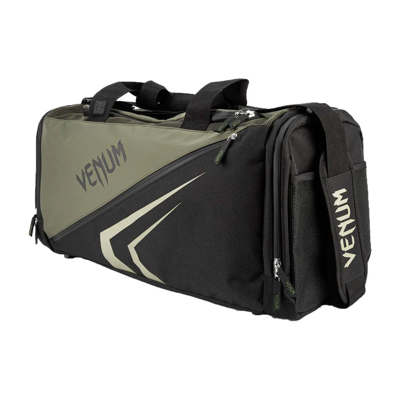 Venum Trainer Lite Evo Sports Bag Black-Khaki