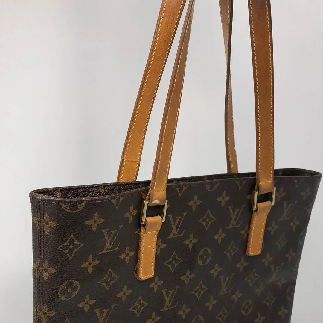 Vintage: Louis Vuitton LV Print Top Handle Tote