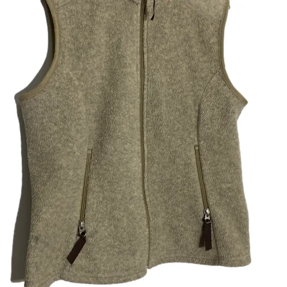 Vintage Patagonia Light Brown Synchilla Vest Women’s Size Medium PRICE F…