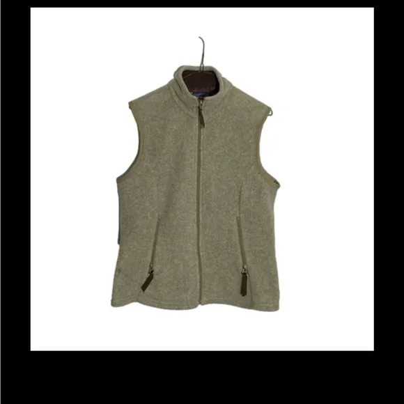 Vintage Patagonia Light Brown Synchilla Vest Women’s Size Medium PRICE F…