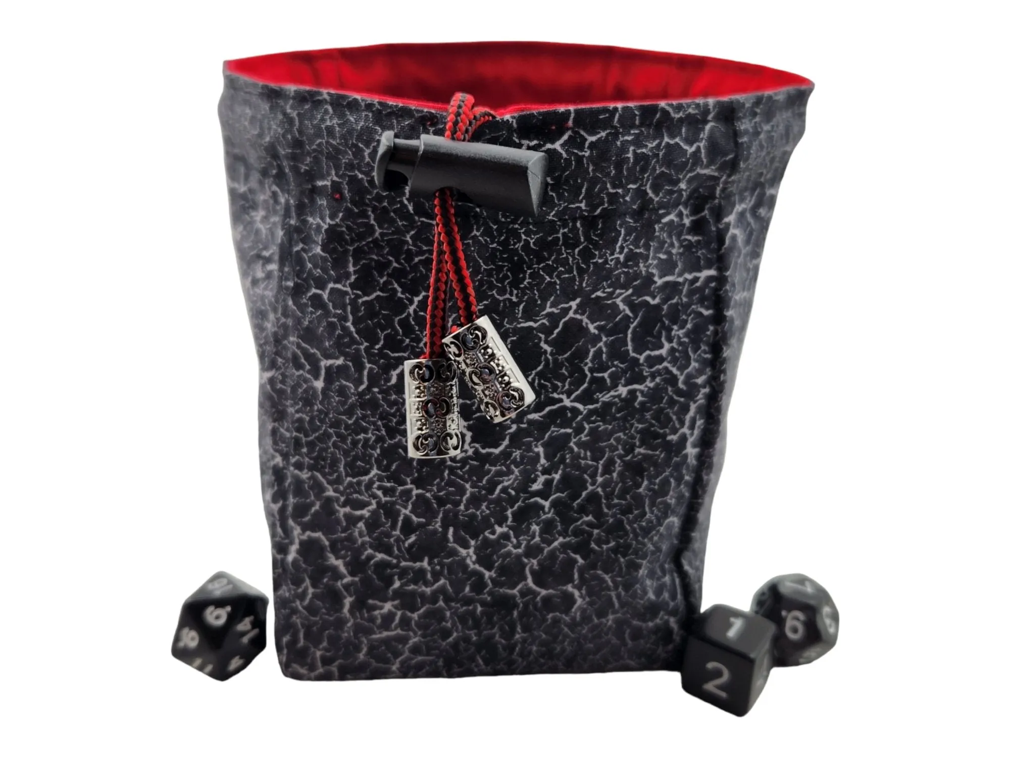Viper heart dice bag
