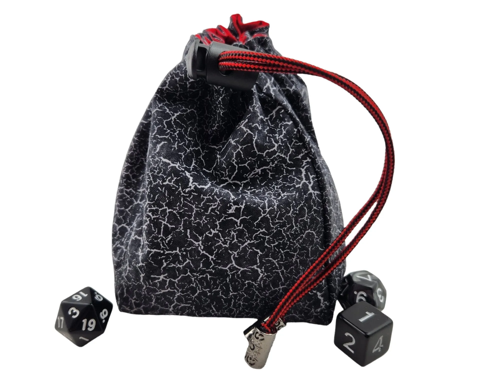 Viper heart dice bag