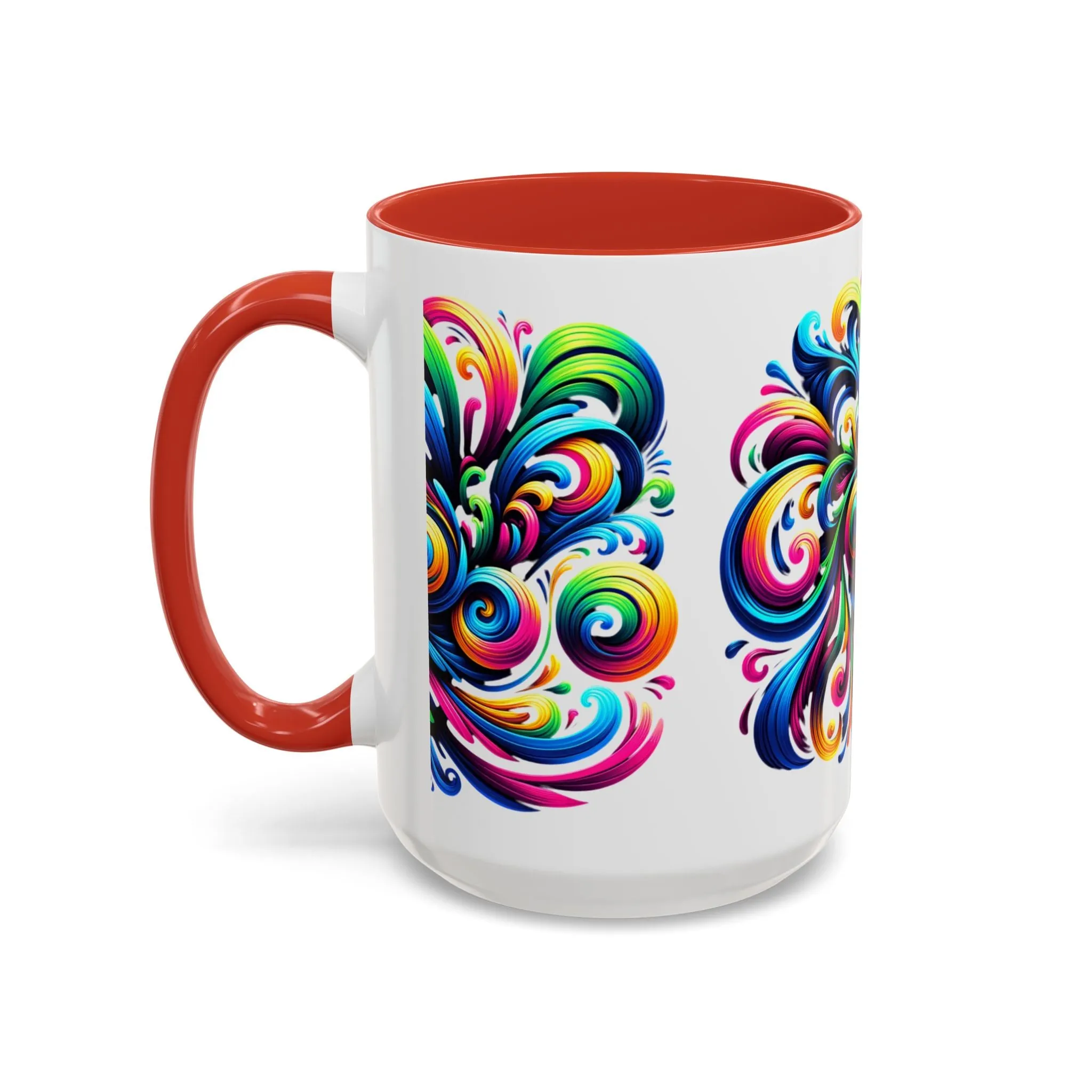 Vivid Motion Swirl Mug – Color Therapy in Every Sip | 11oz or 15oz