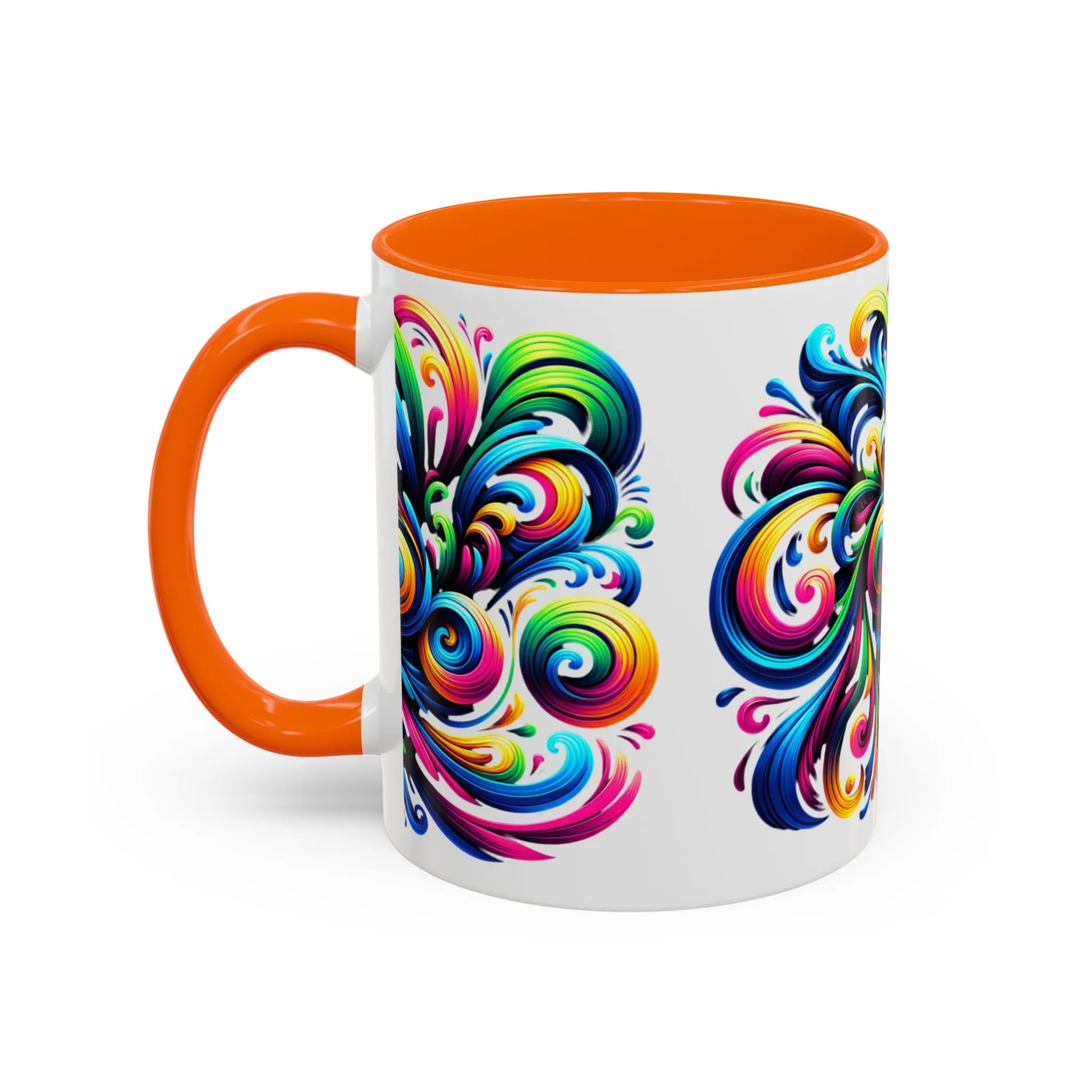 Vivid Motion Swirl Mug – Color Therapy in Every Sip | 11oz or 15oz