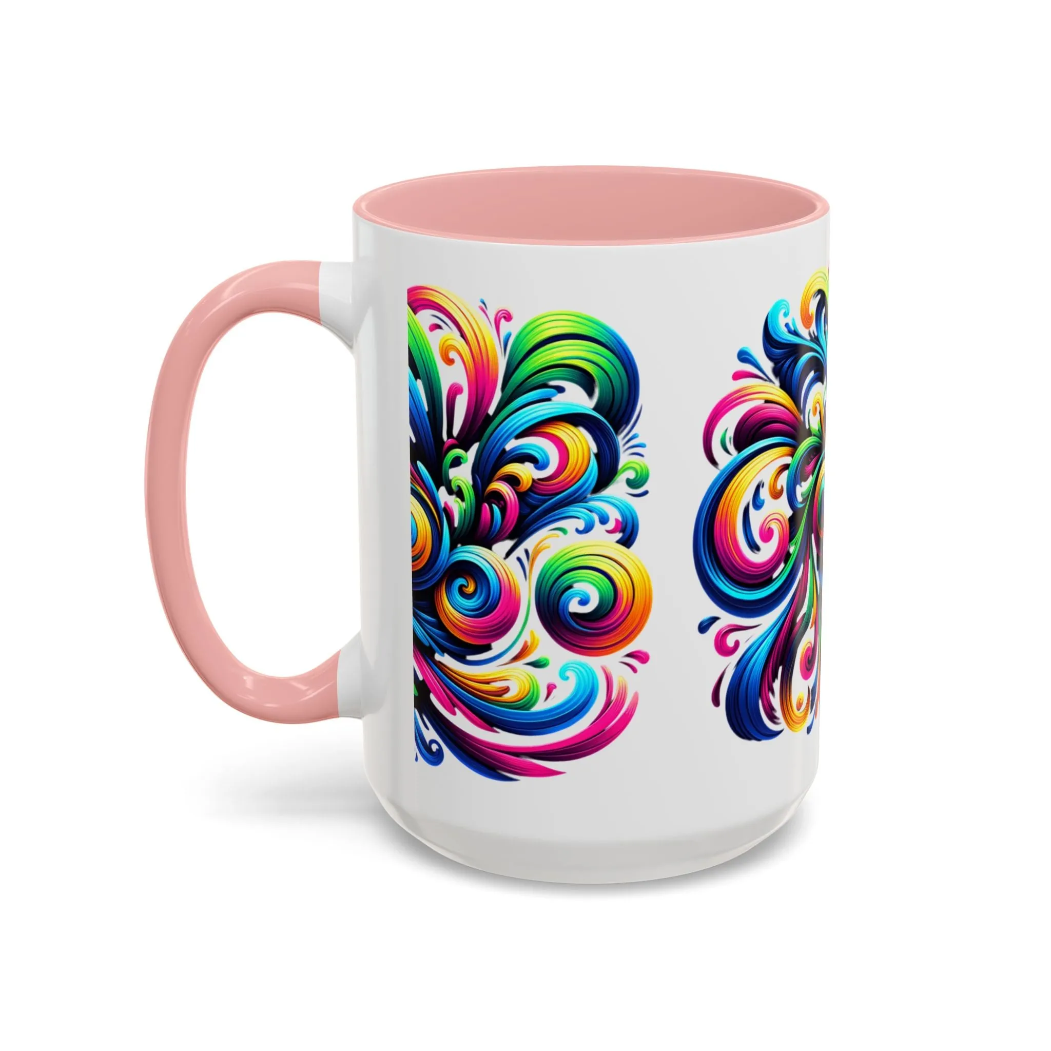 Vivid Motion Swirl Mug – Color Therapy in Every Sip | 11oz or 15oz