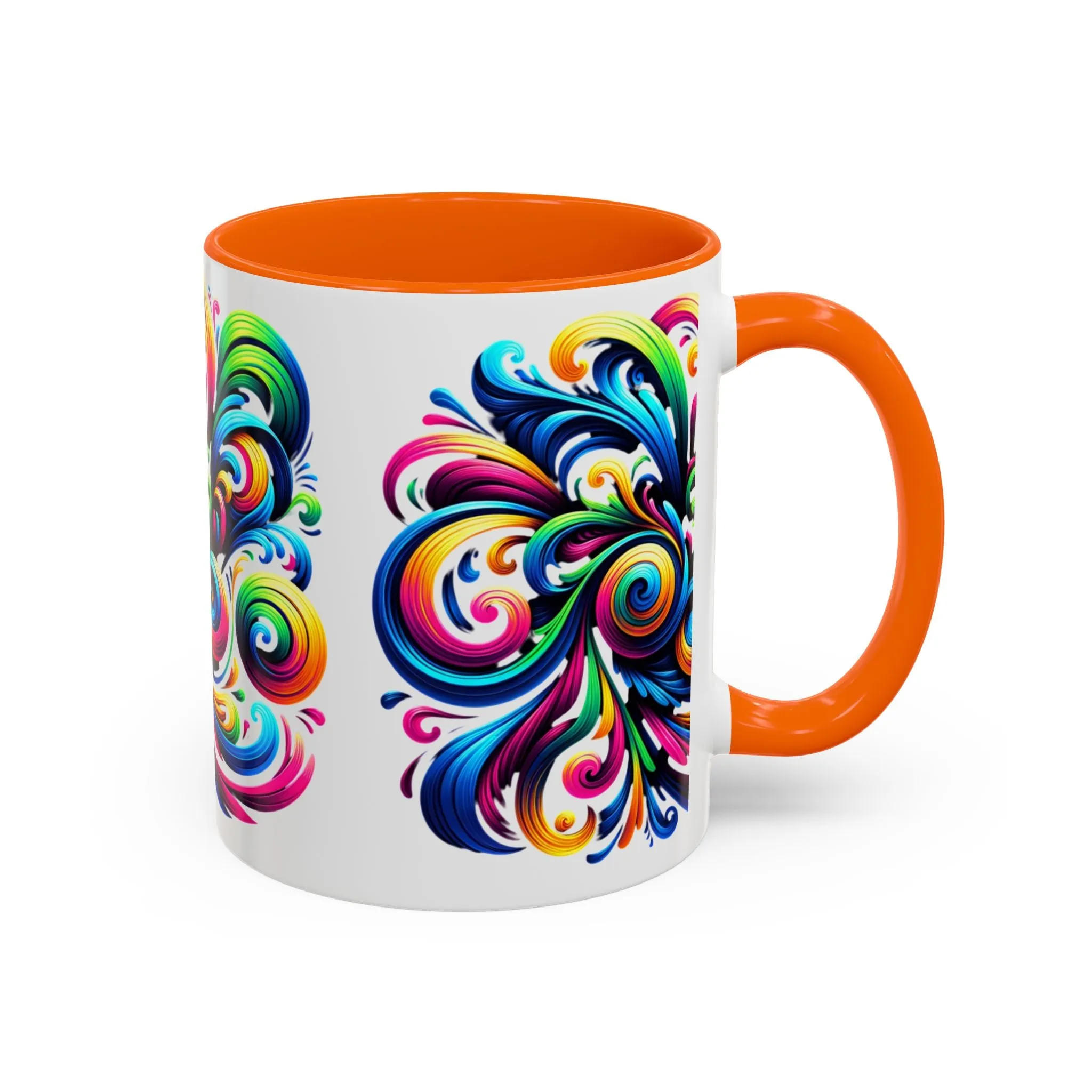 Vivid Motion Swirl Mug – Color Therapy in Every Sip | 11oz or 15oz