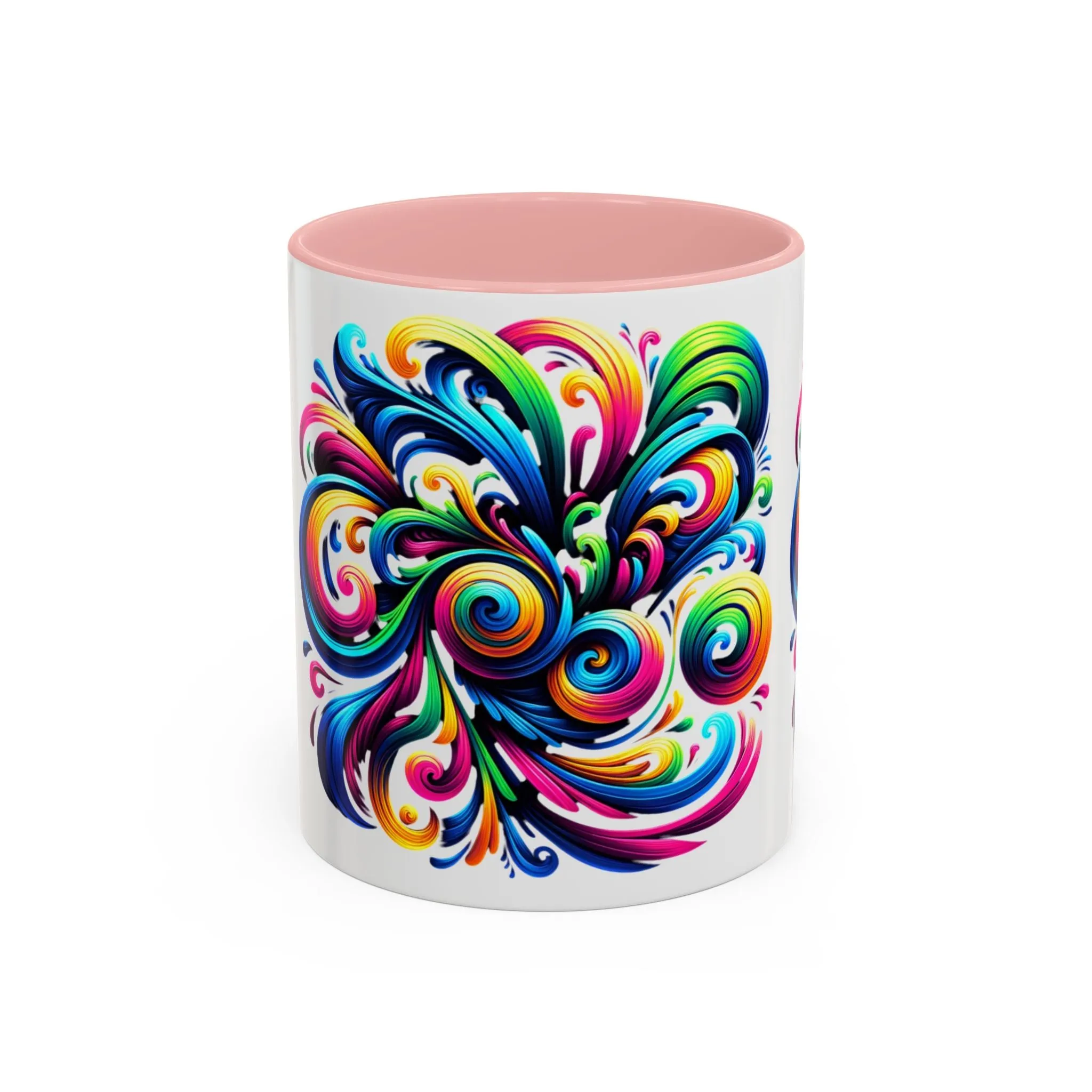 Vivid Motion Swirl Mug – Color Therapy in Every Sip | 11oz or 15oz
