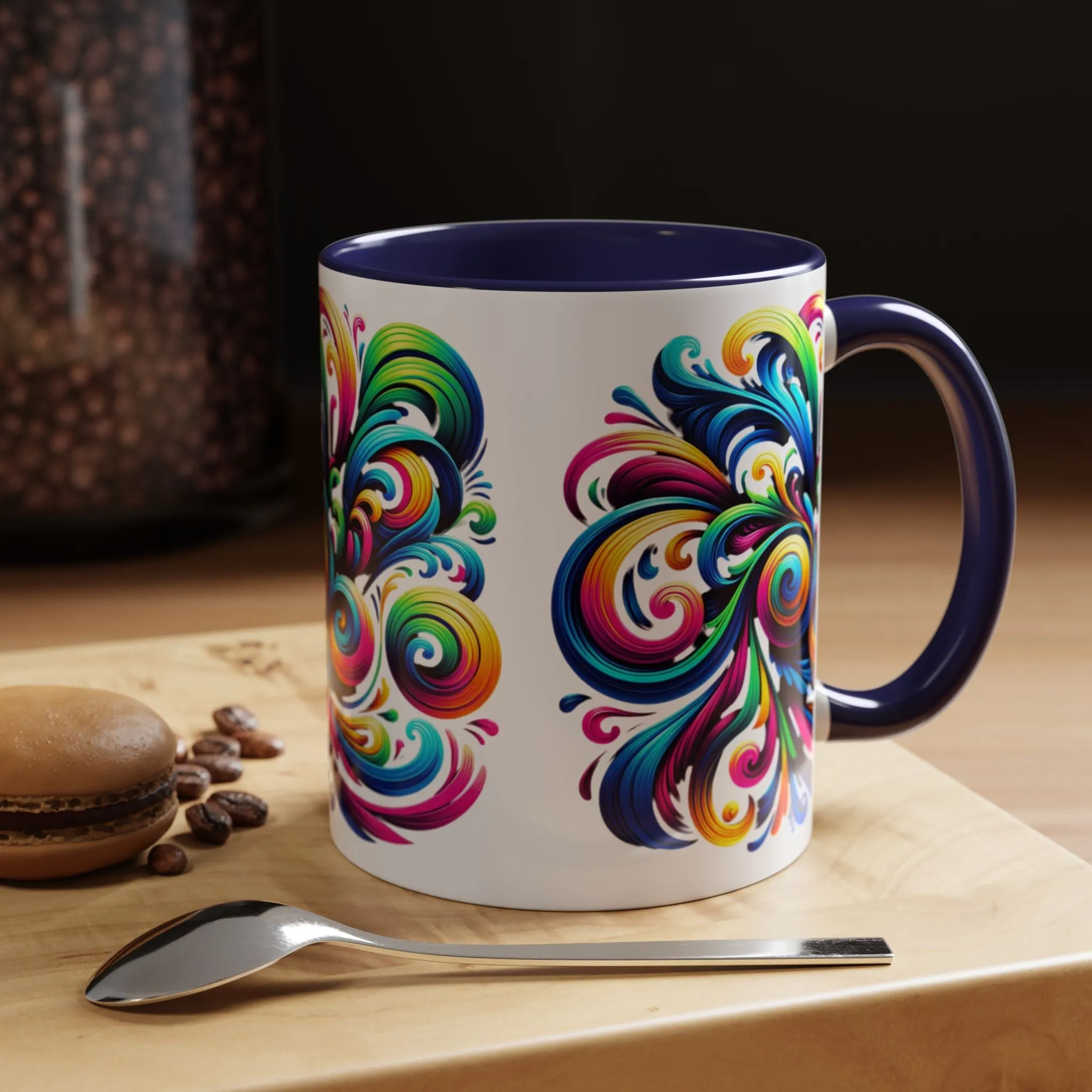 Vivid Motion Swirl Mug – Color Therapy in Every Sip | 11oz or 15oz