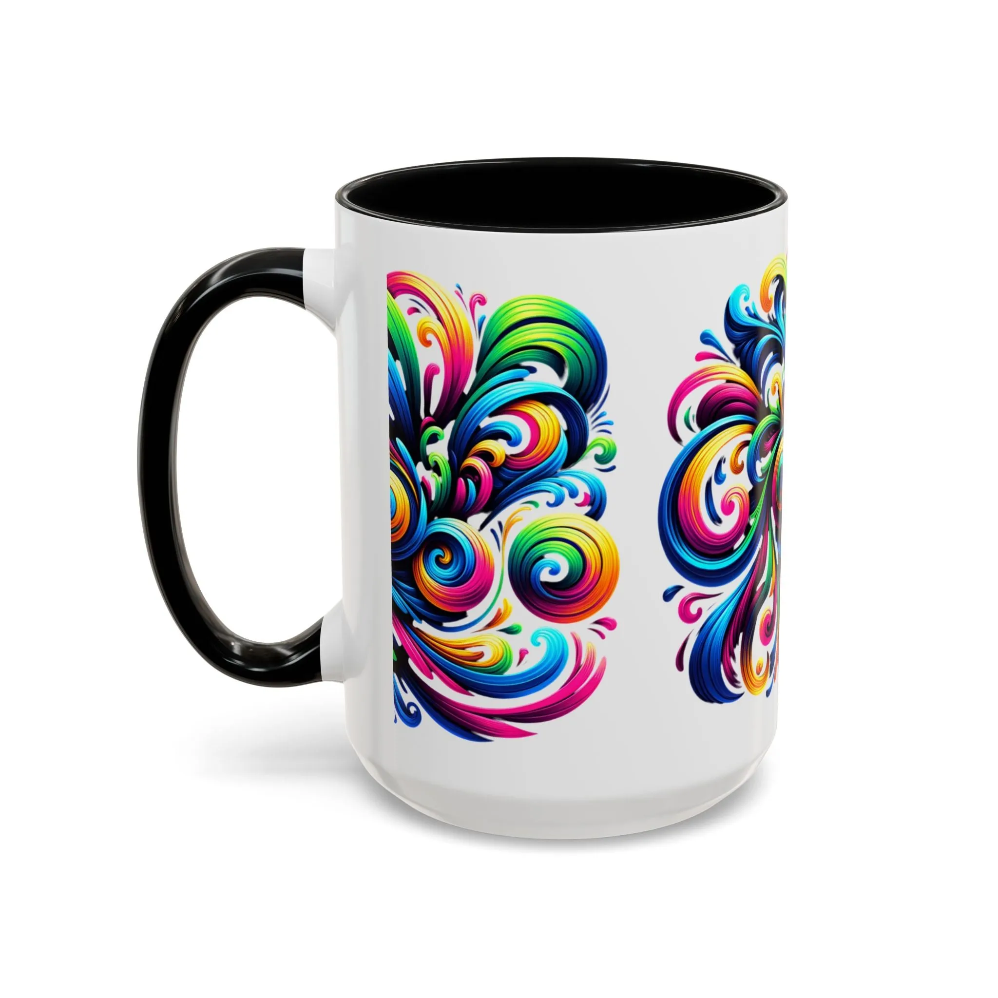 Vivid Motion Swirl Mug – Color Therapy in Every Sip | 11oz or 15oz