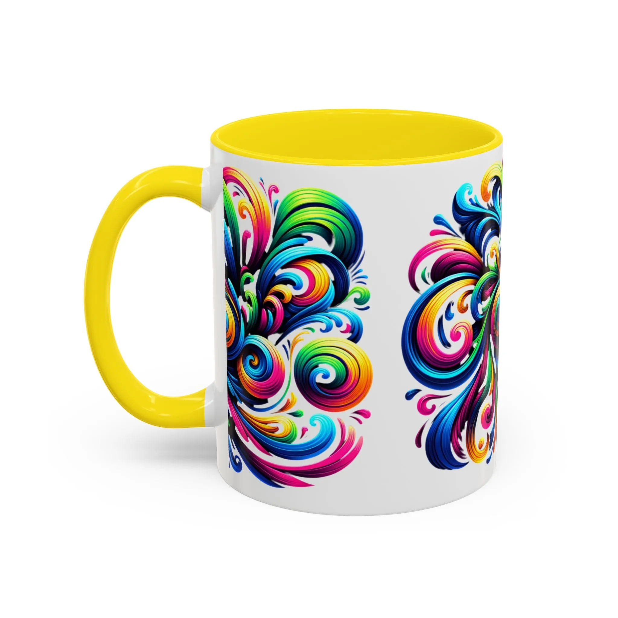 Vivid Motion Swirl Mug – Color Therapy in Every Sip | 11oz or 15oz