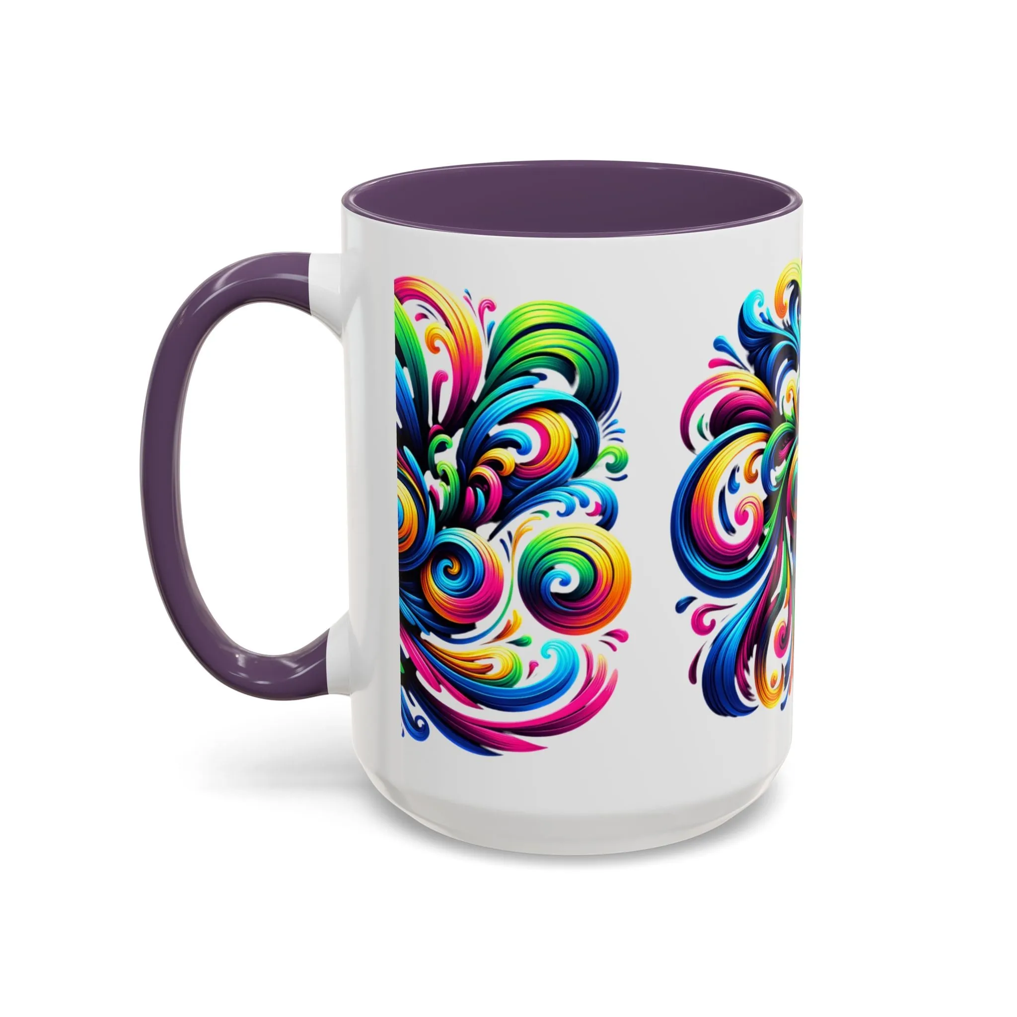 Vivid Motion Swirl Mug – Color Therapy in Every Sip | 11oz or 15oz