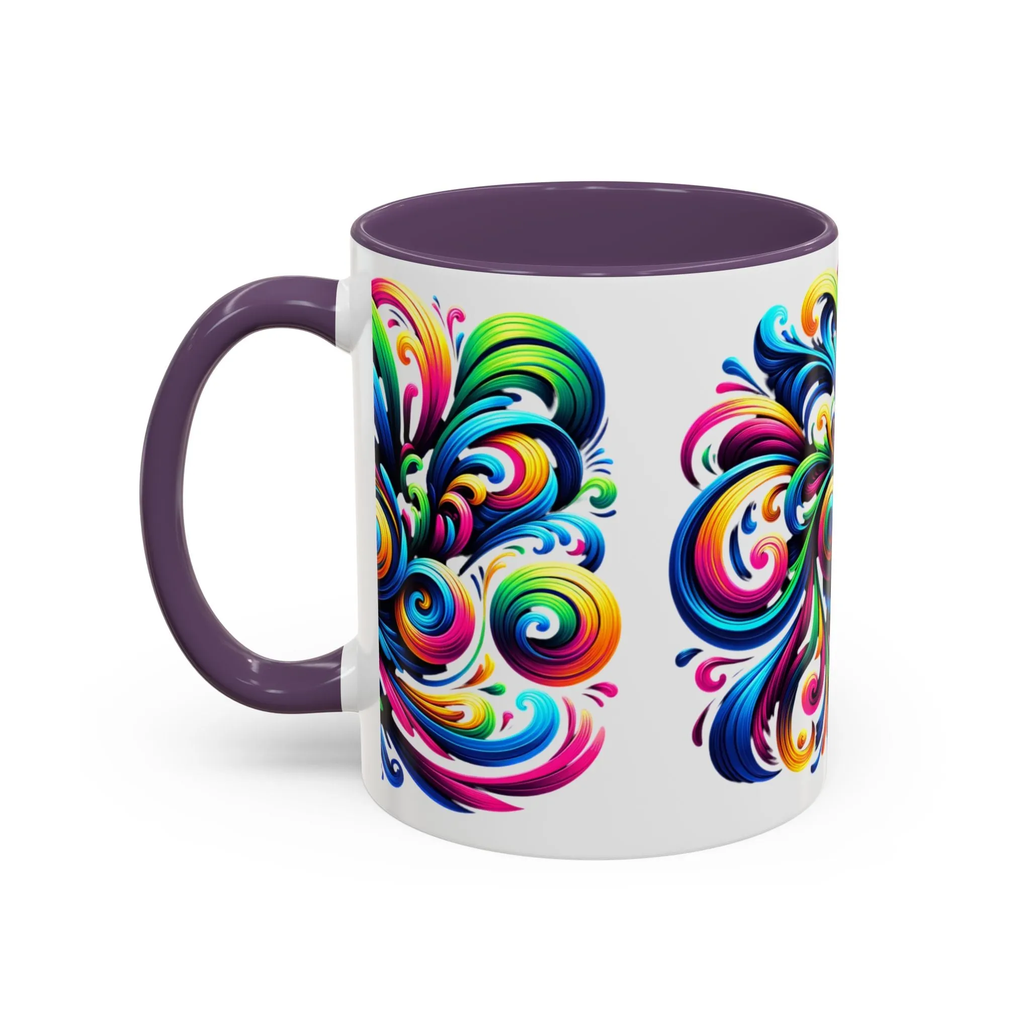 Vivid Motion Swirl Mug – Color Therapy in Every Sip | 11oz or 15oz