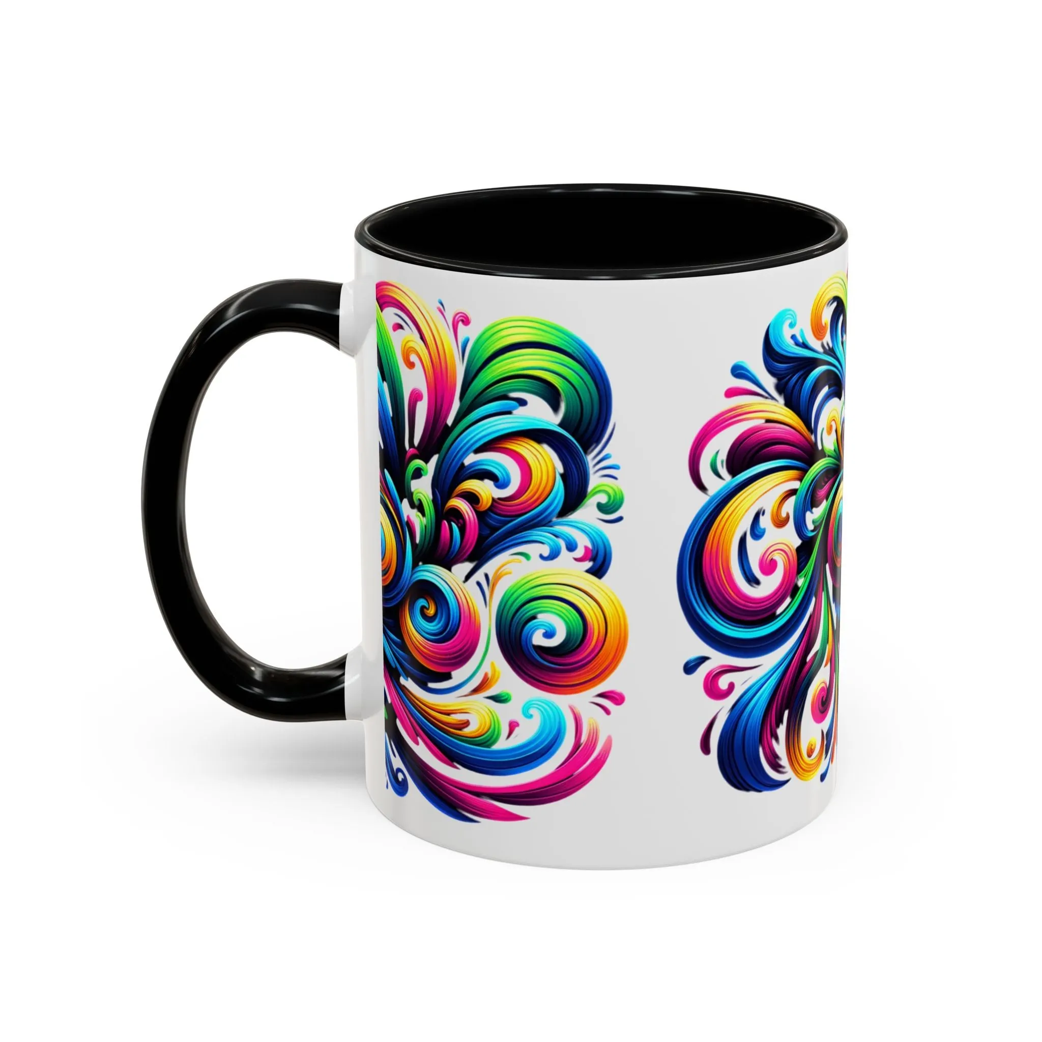 Vivid Motion Swirl Mug – Color Therapy in Every Sip | 11oz or 15oz