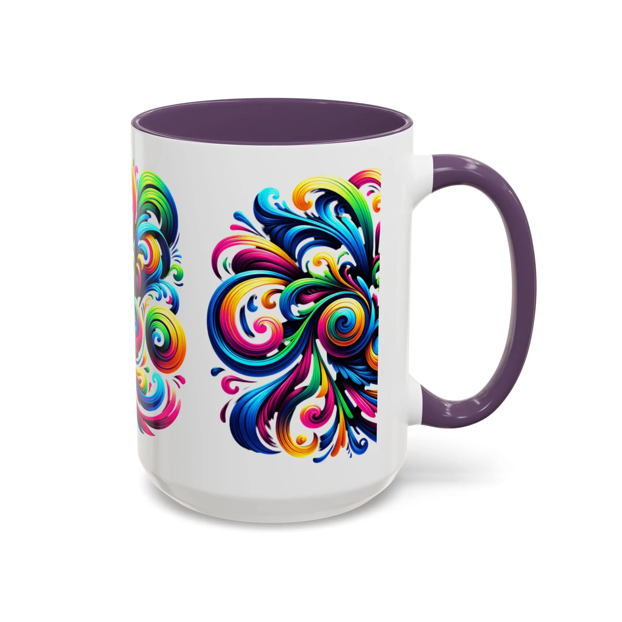 Vivid Motion Swirl Mug – Color Therapy in Every Sip | 11oz or 15oz