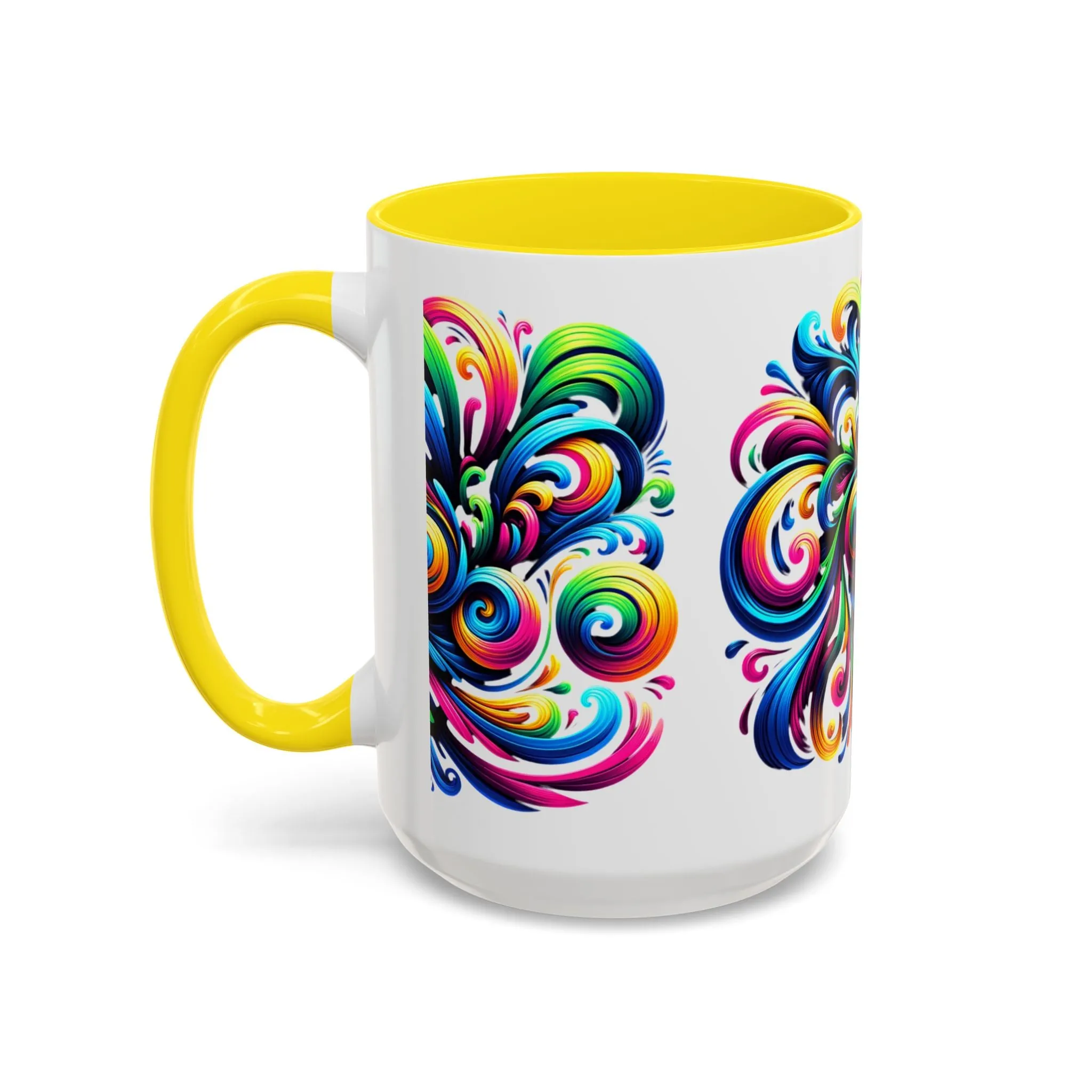 Vivid Motion Swirl Mug – Color Therapy in Every Sip | 11oz or 15oz