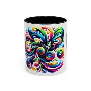 Vivid Motion Swirl Mug – Color Therapy in Every Sip | 11oz or 15oz