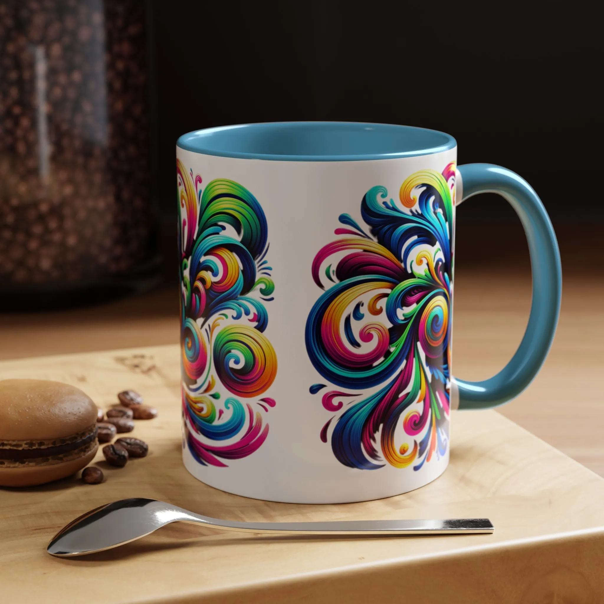 Vivid Motion Swirl Mug – Color Therapy in Every Sip | 11oz or 15oz