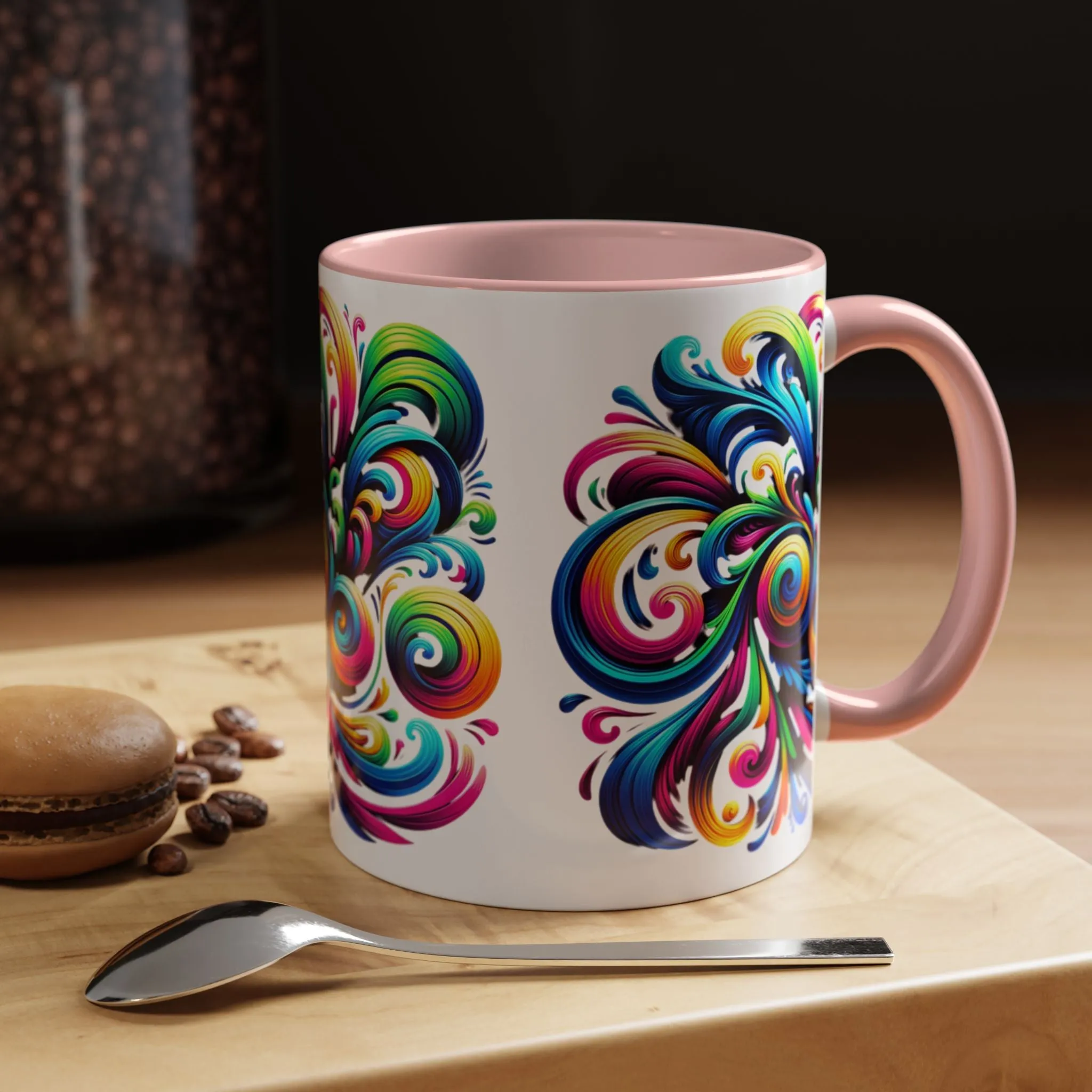 Vivid Motion Swirl Mug – Color Therapy in Every Sip | 11oz or 15oz