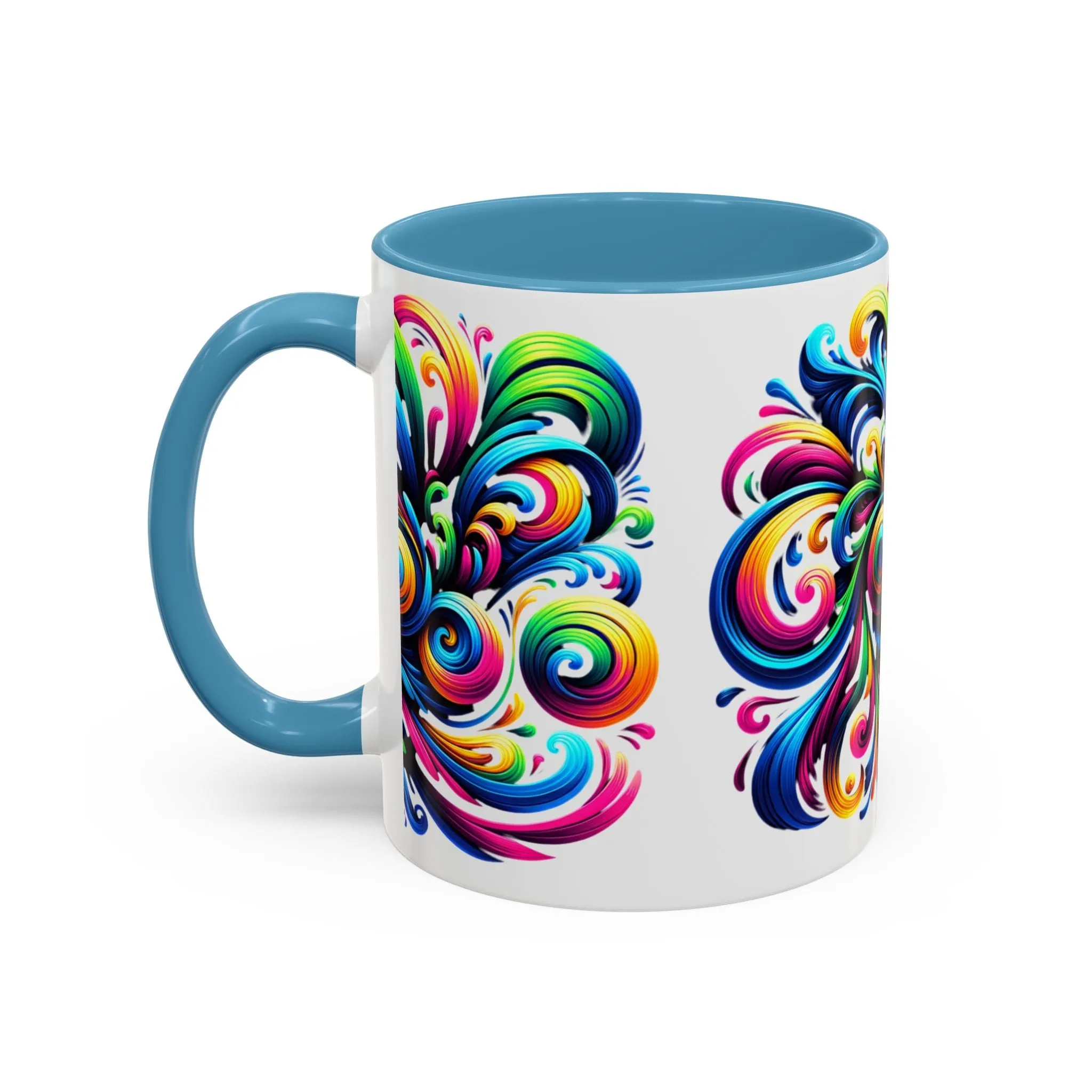 Vivid Motion Swirl Mug – Color Therapy in Every Sip | 11oz or 15oz