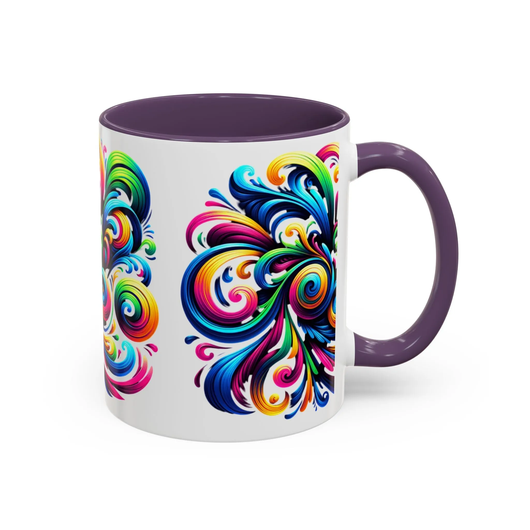 Vivid Motion Swirl Mug – Color Therapy in Every Sip | 11oz or 15oz