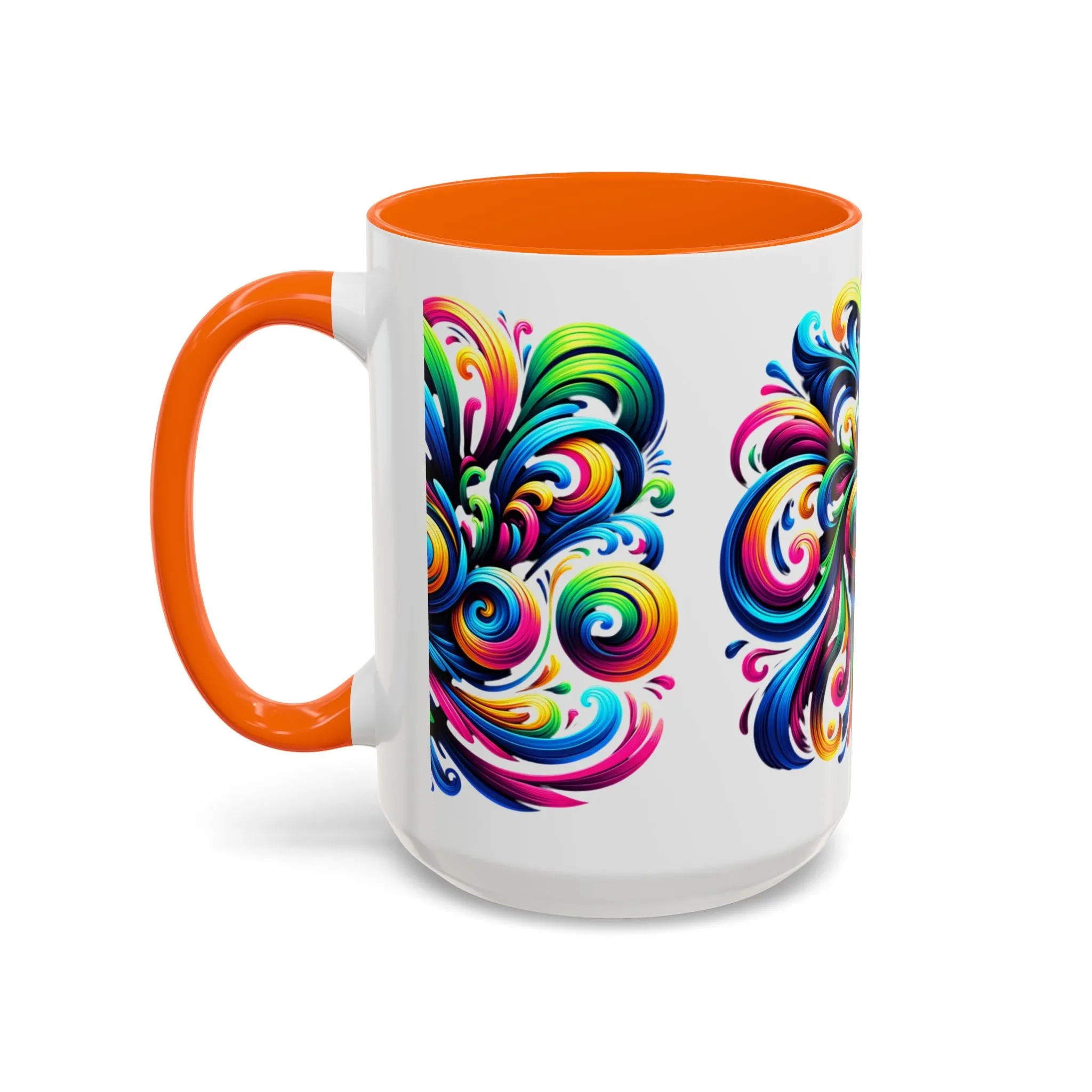 Vivid Motion Swirl Mug – Color Therapy in Every Sip | 11oz or 15oz