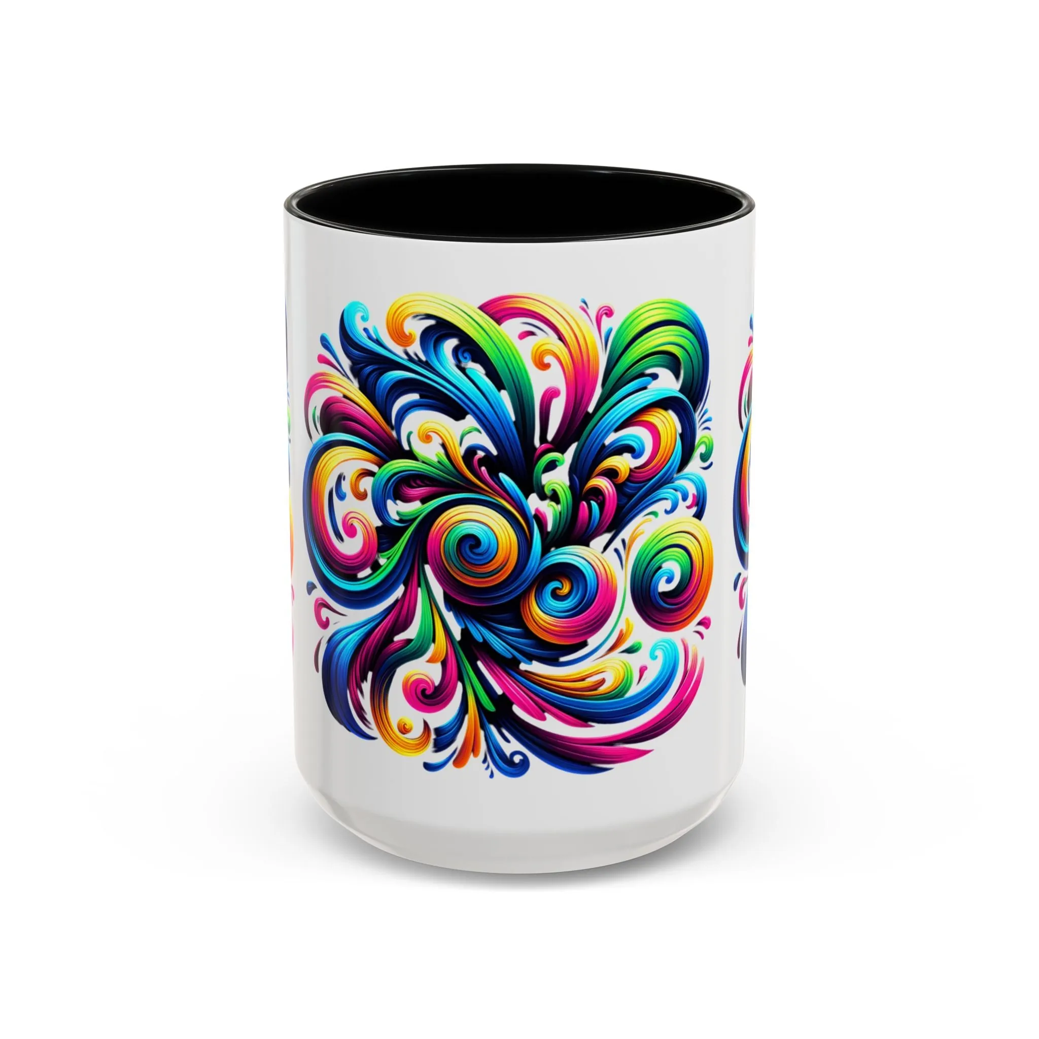 Vivid Motion Swirl Mug – Color Therapy in Every Sip | 11oz or 15oz