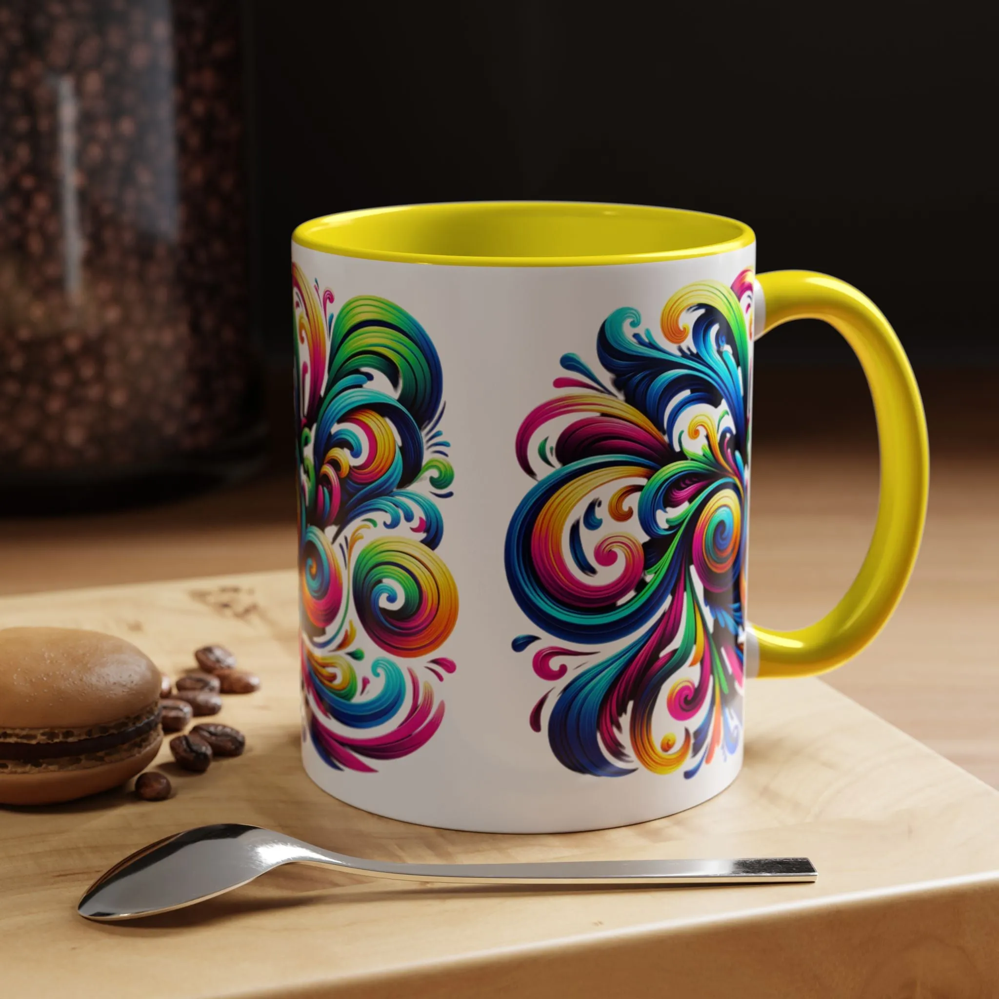 Vivid Motion Swirl Mug – Color Therapy in Every Sip | 11oz or 15oz