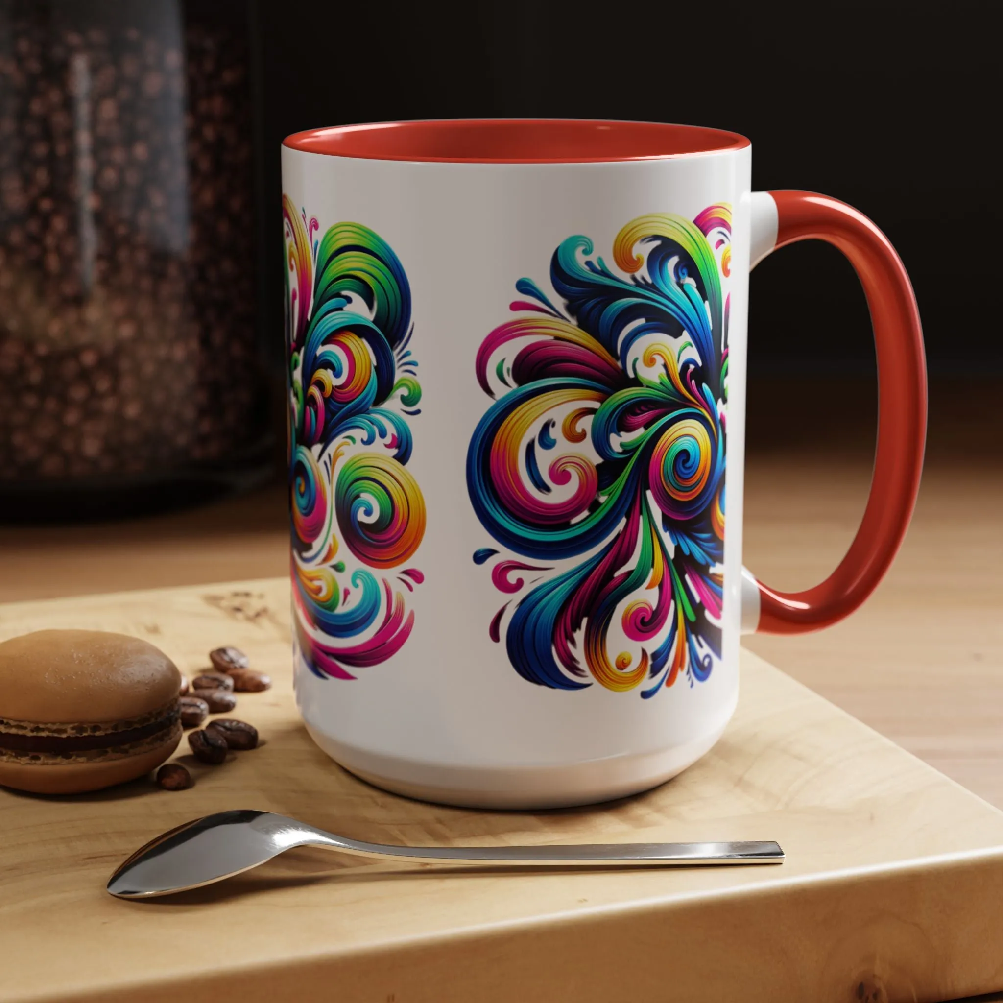 Vivid Motion Swirl Mug – Color Therapy in Every Sip | 11oz or 15oz