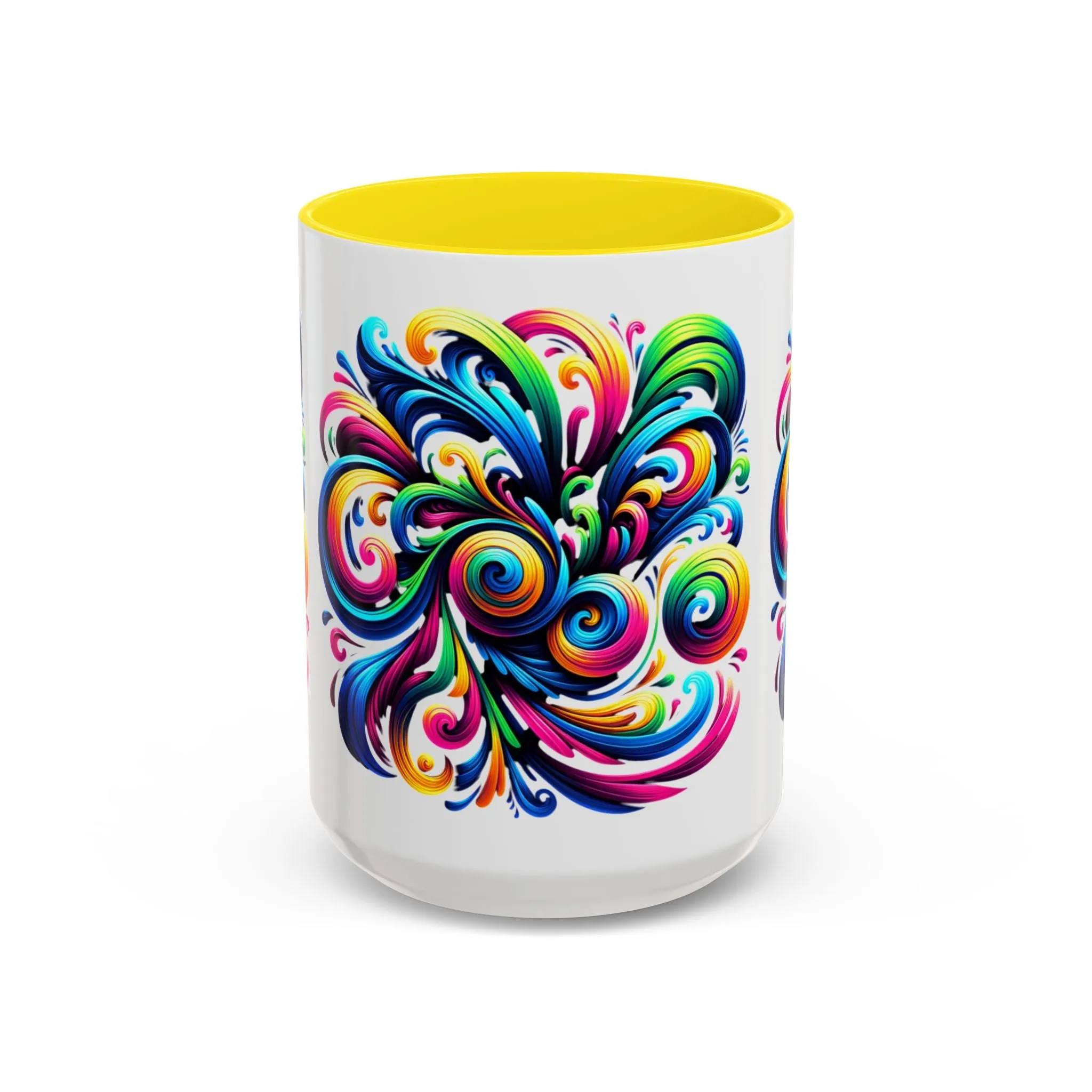 Vivid Motion Swirl Mug – Color Therapy in Every Sip | 11oz or 15oz