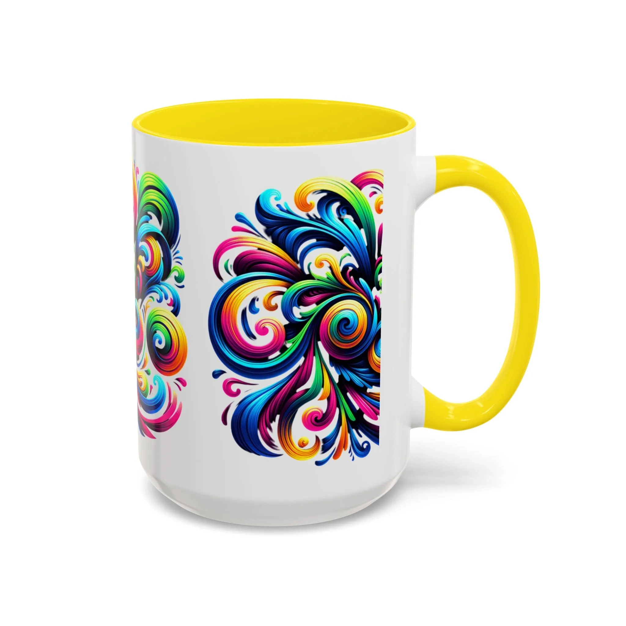 Vivid Motion Swirl Mug – Color Therapy in Every Sip | 11oz or 15oz