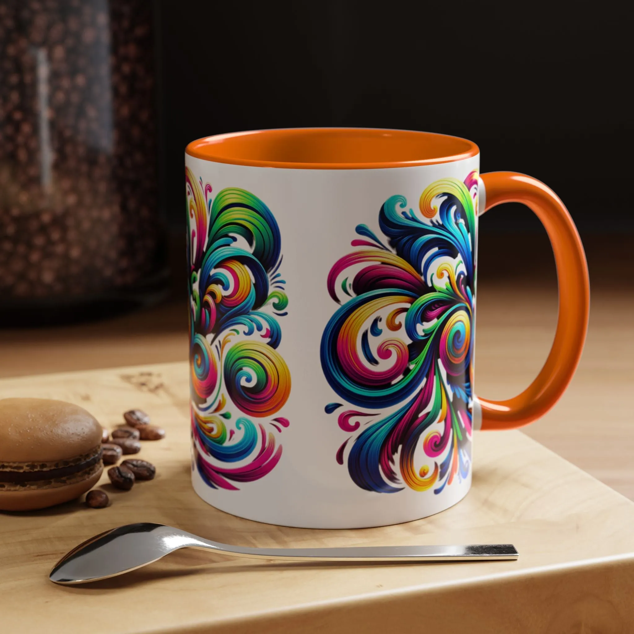 Vivid Motion Swirl Mug – Color Therapy in Every Sip | 11oz or 15oz