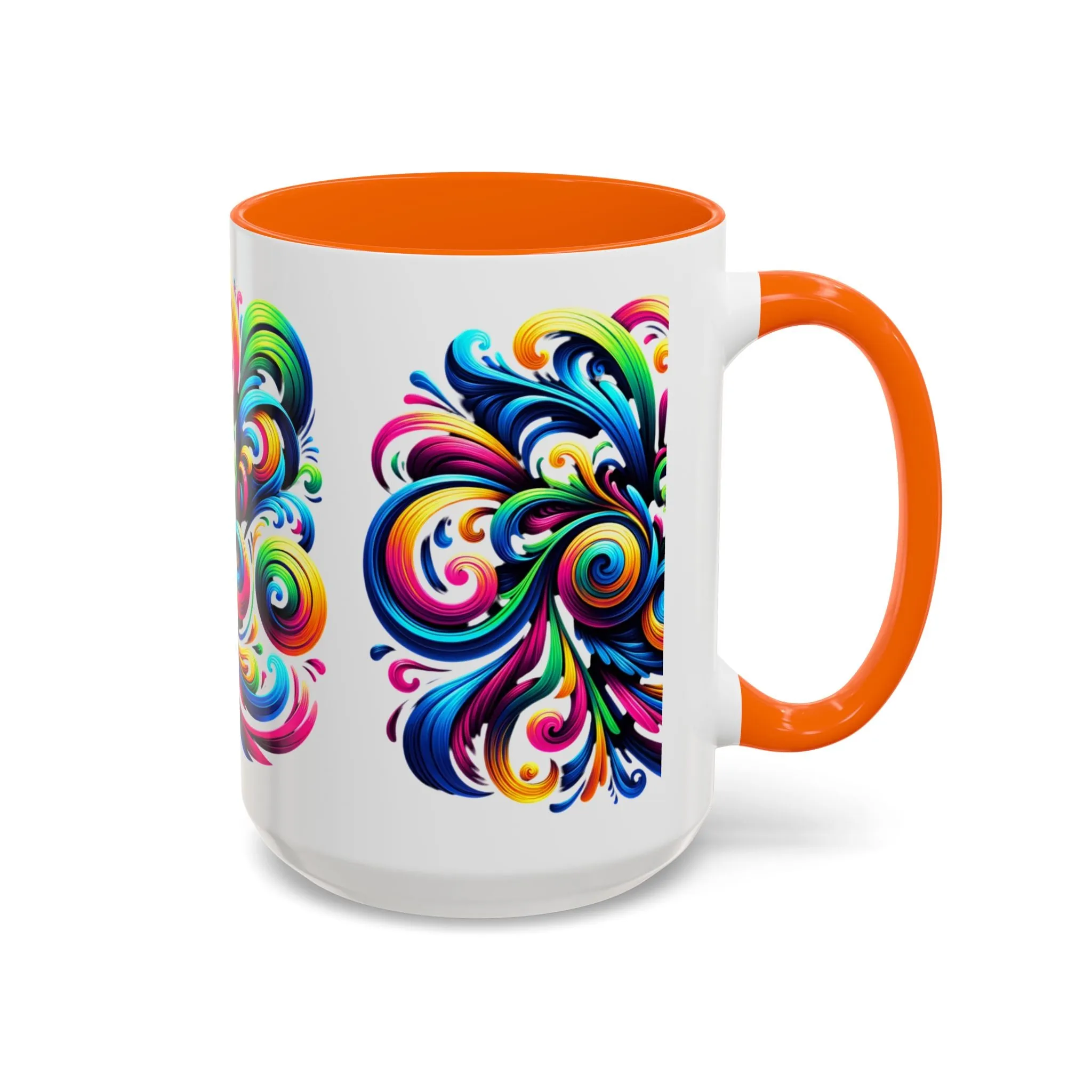 Vivid Motion Swirl Mug – Color Therapy in Every Sip | 11oz or 15oz