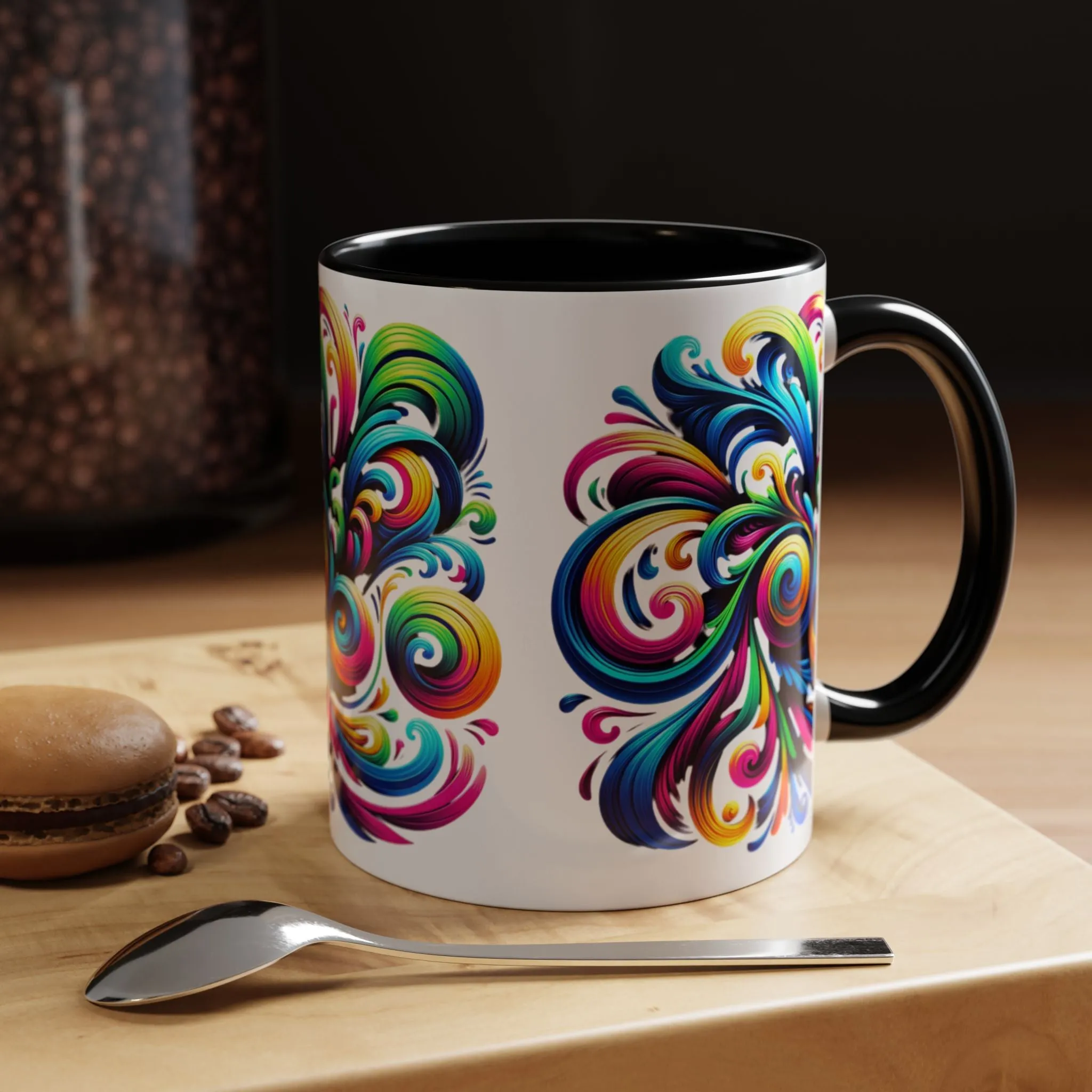 Vivid Motion Swirl Mug – Color Therapy in Every Sip | 11oz or 15oz