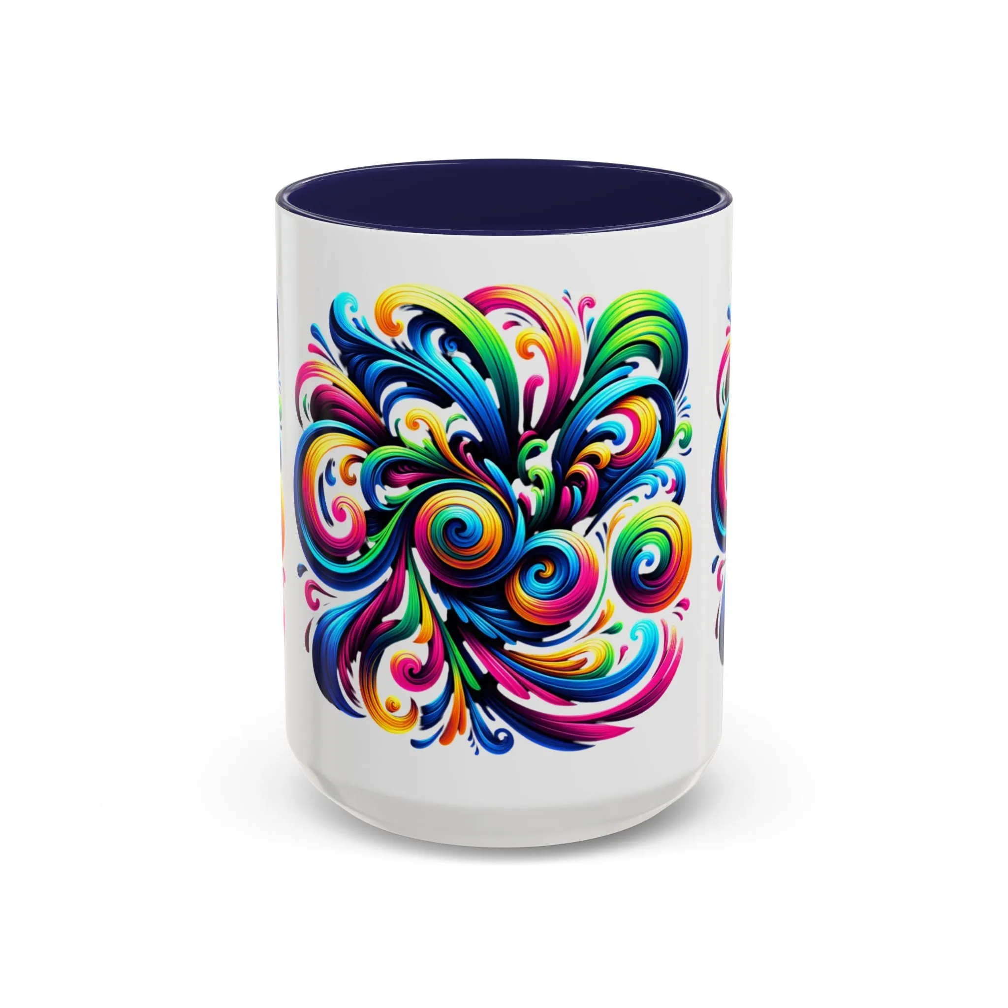 Vivid Motion Swirl Mug – Color Therapy in Every Sip | 11oz or 15oz