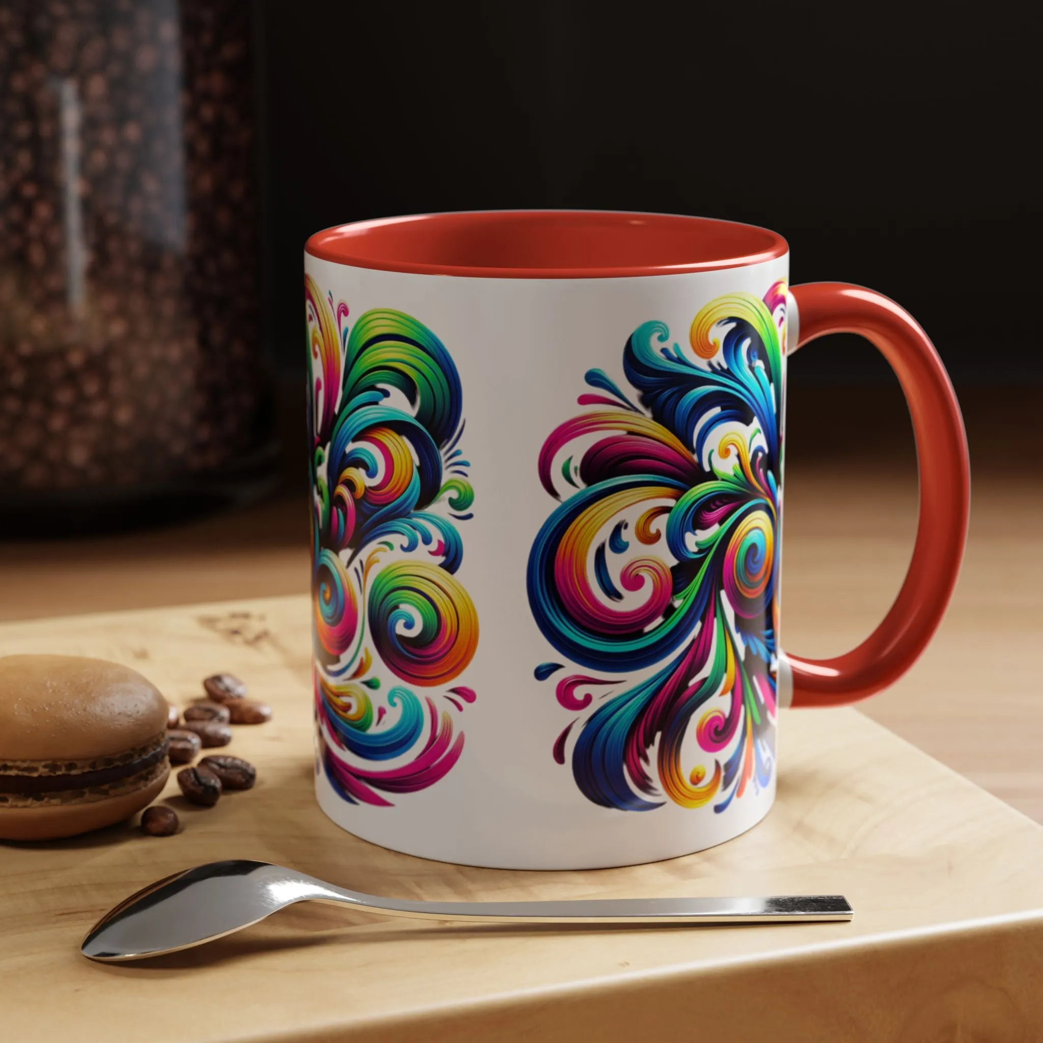 Vivid Motion Swirl Mug – Color Therapy in Every Sip | 11oz or 15oz