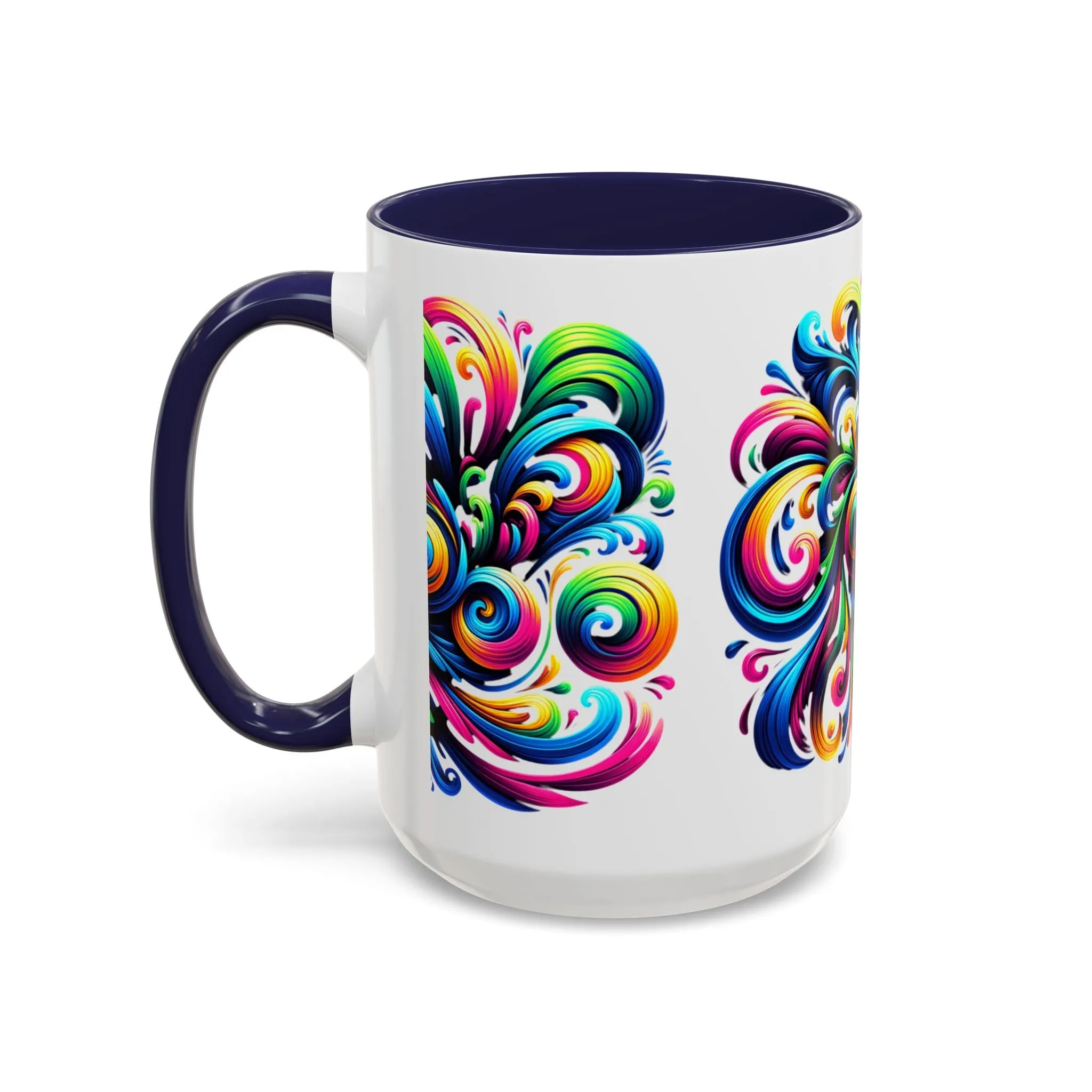 Vivid Motion Swirl Mug – Color Therapy in Every Sip | 11oz or 15oz