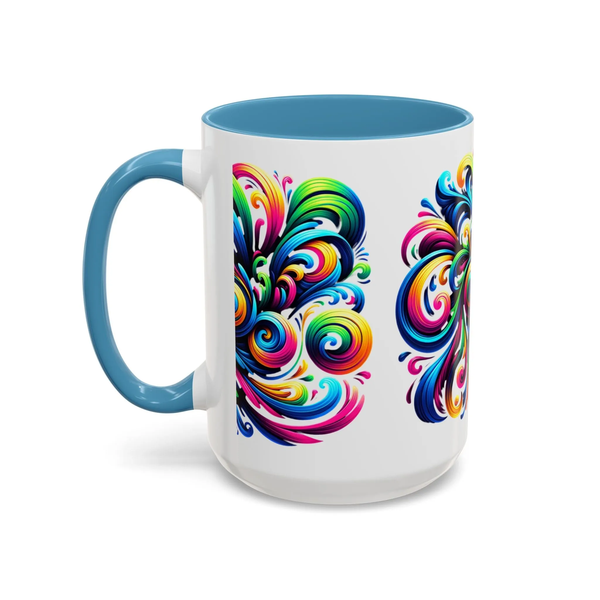 Vivid Motion Swirl Mug – Color Therapy in Every Sip | 11oz or 15oz