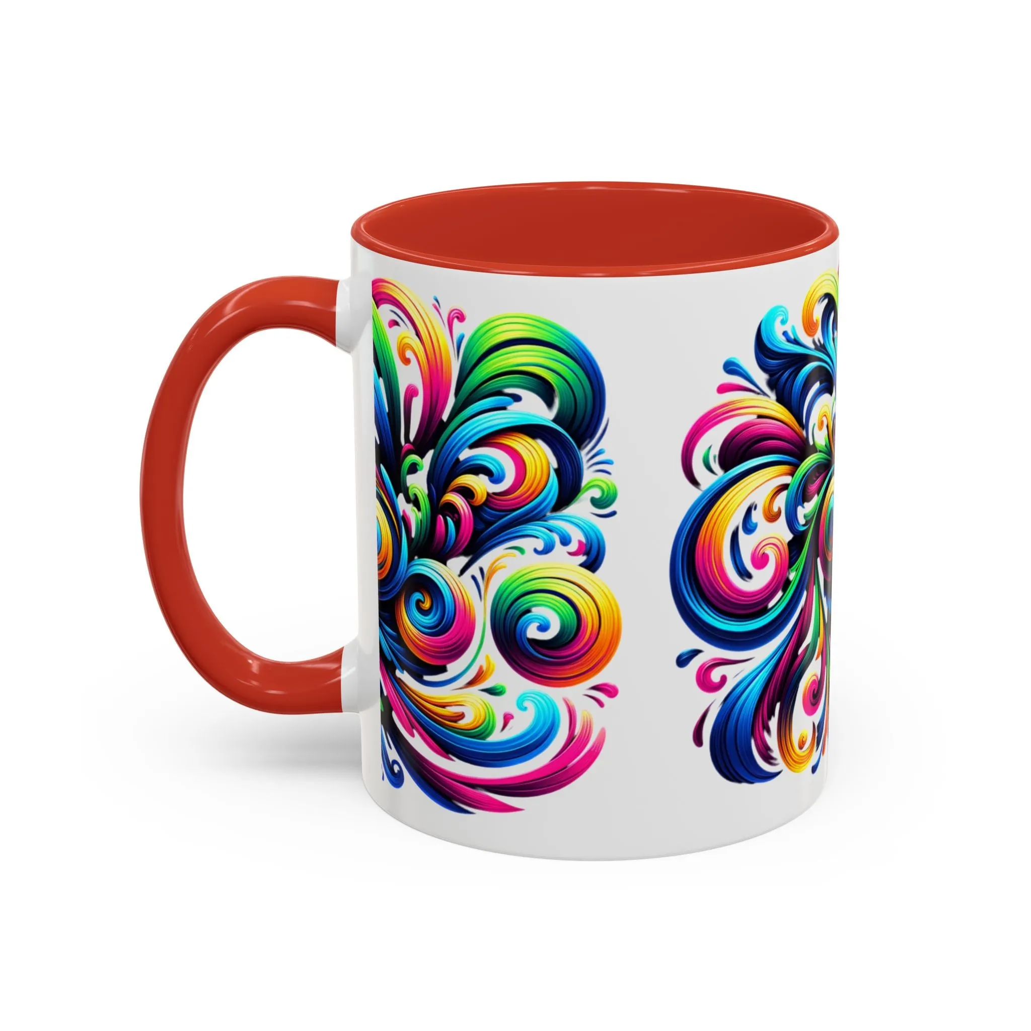 Vivid Motion Swirl Mug – Color Therapy in Every Sip | 11oz or 15oz