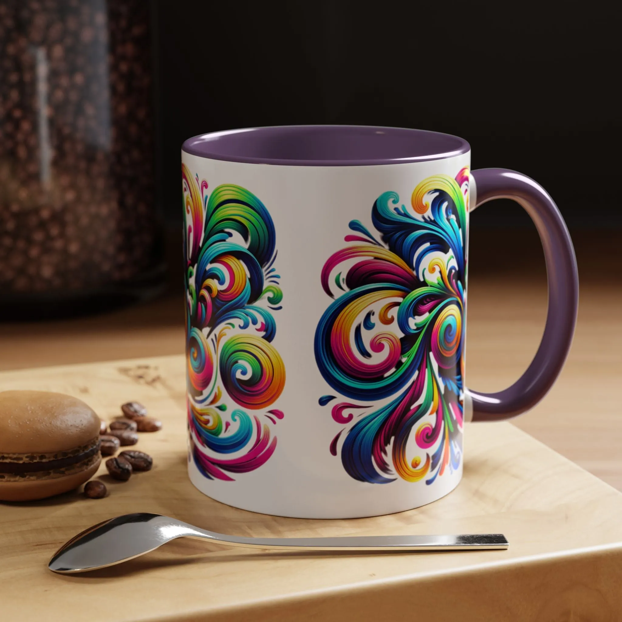 Vivid Motion Swirl Mug – Color Therapy in Every Sip | 11oz or 15oz