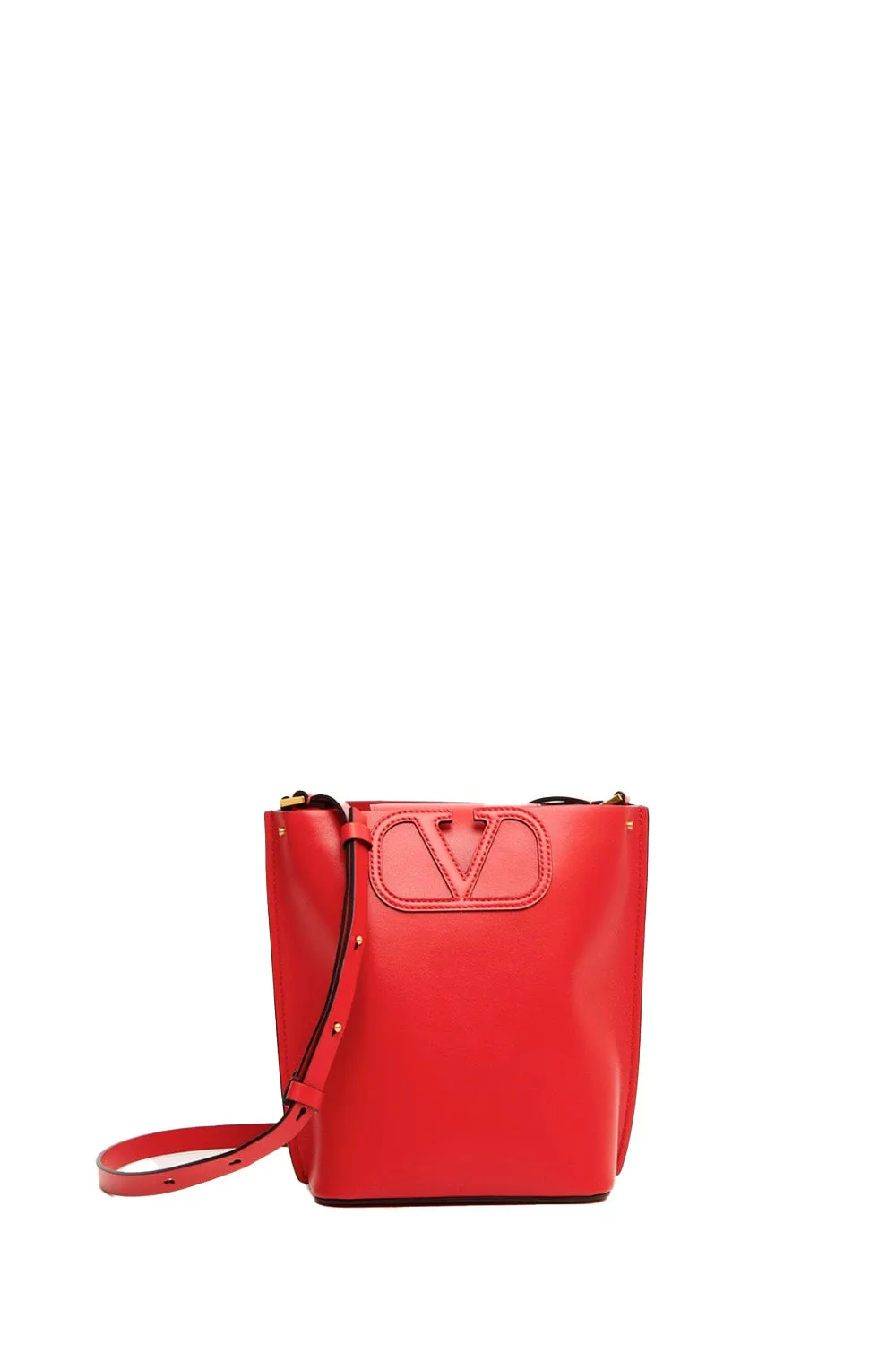 Vlogo Leather Bucket Bag