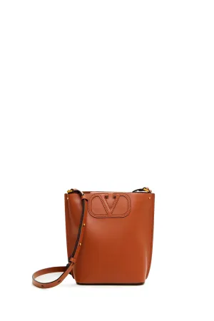 Vlogo Leather Bucket Bag