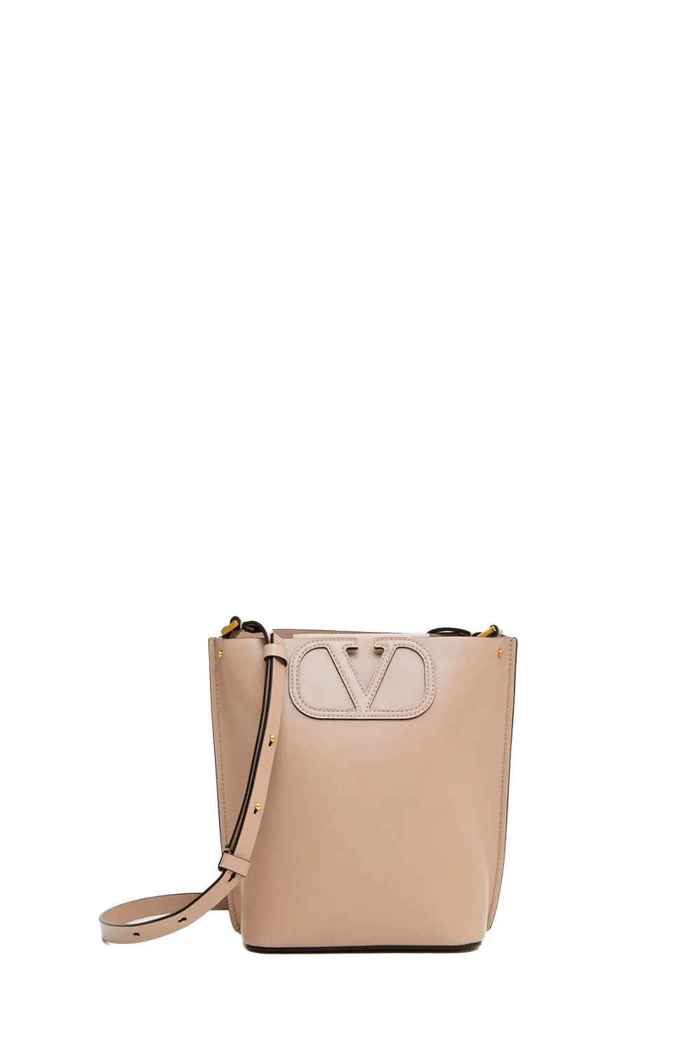 Vlogo Leather Bucket Bag