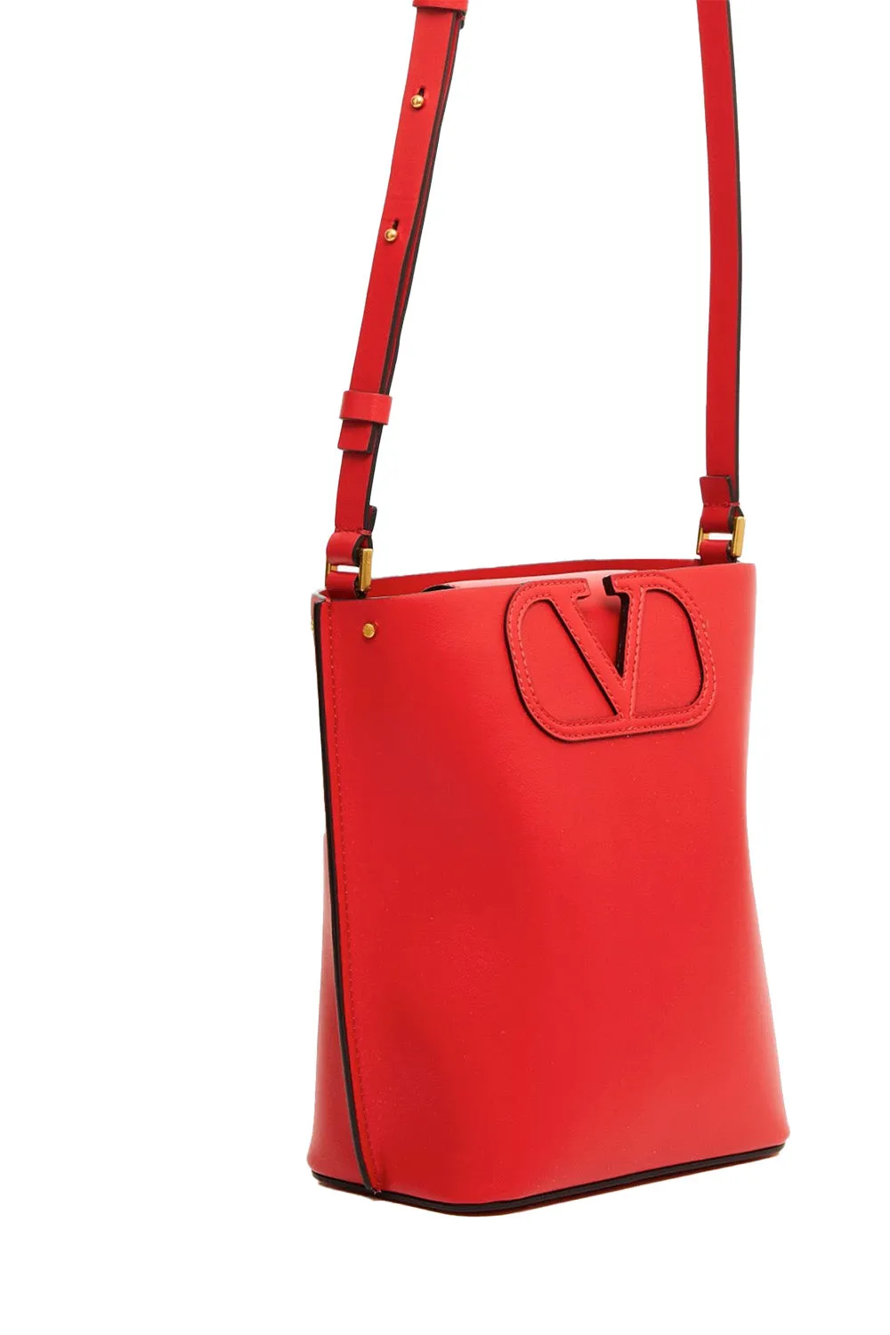 Vlogo Leather Bucket Bag