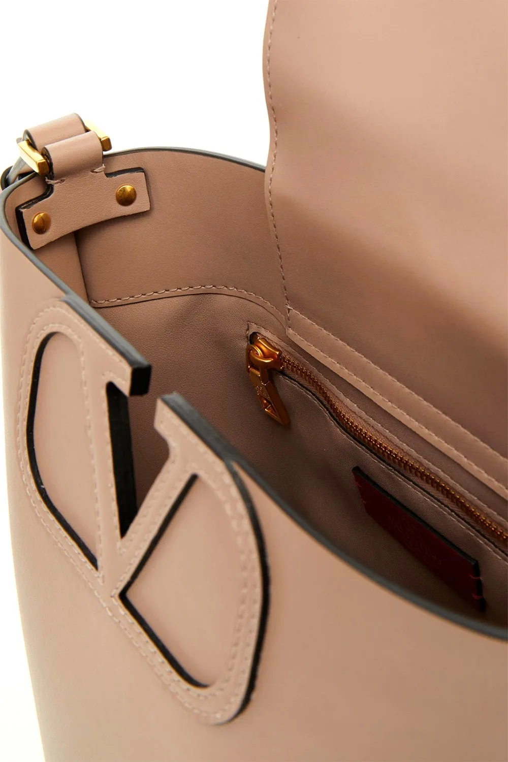 Vlogo Leather Bucket Bag