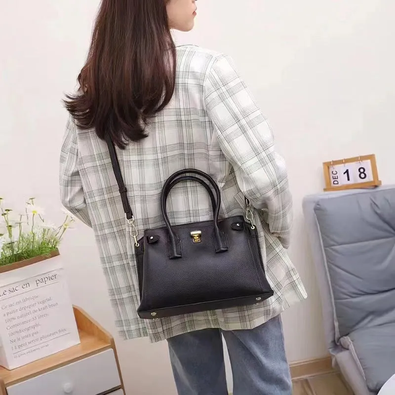 Vushka Top Handle Padlock Satchel