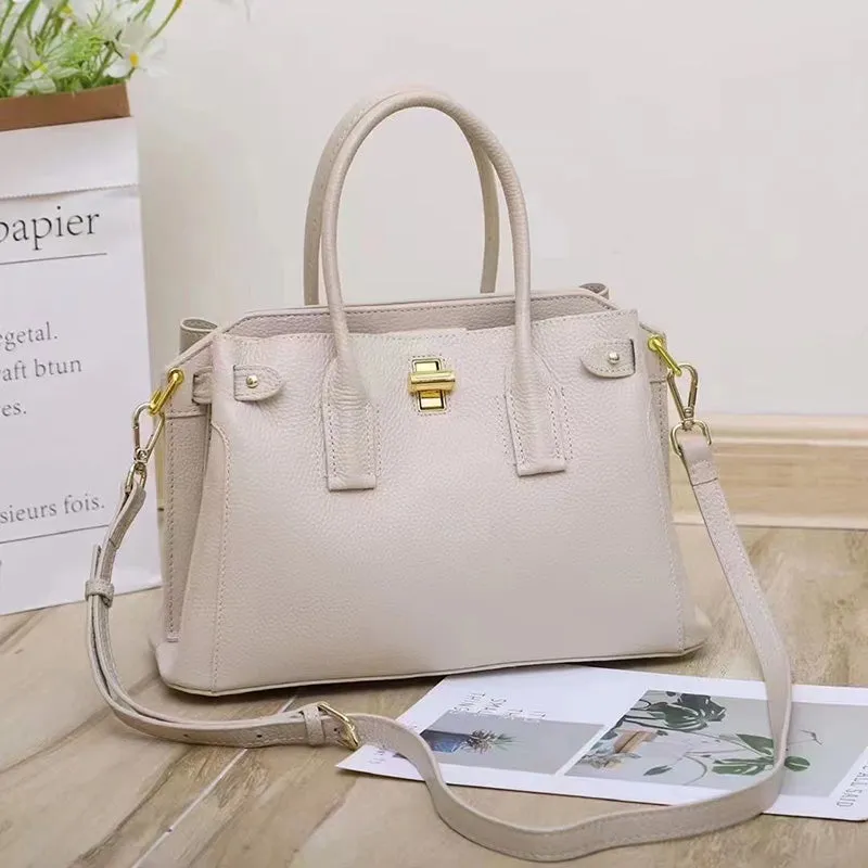 Vushka Top Handle Padlock Satchel