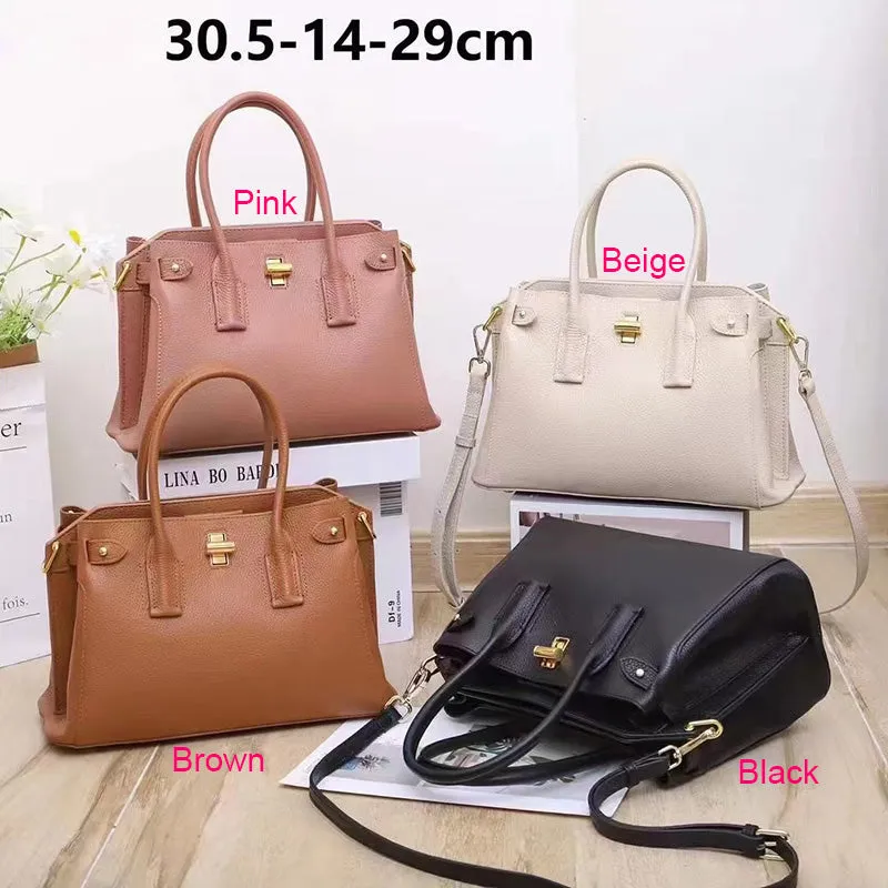 Vushka Top Handle Padlock Satchel