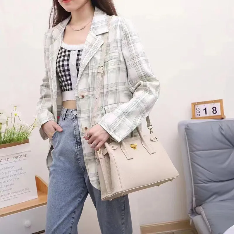 Vushka Top Handle Padlock Satchel