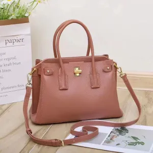 Vushka Top Handle Padlock Satchel