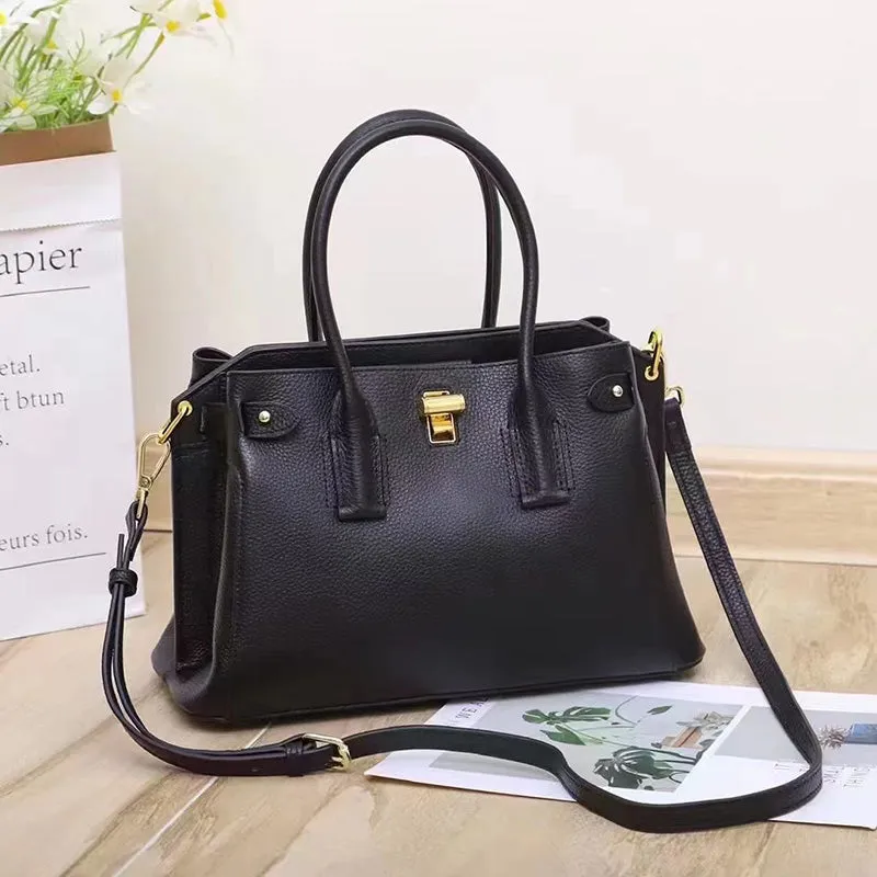 Vushka Top Handle Padlock Satchel